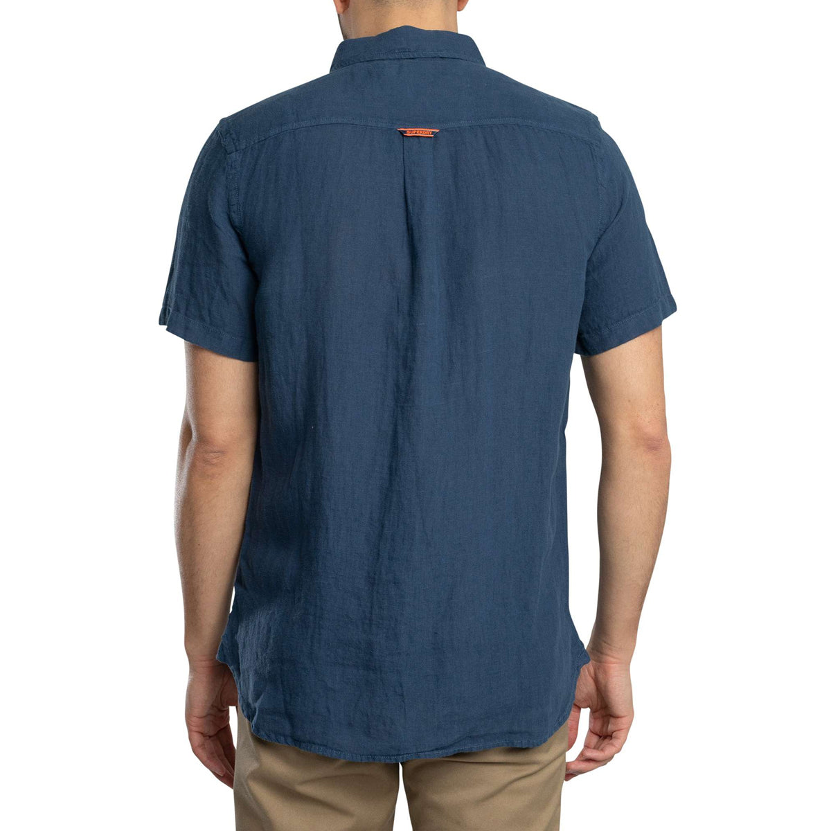 SUPERDRY VACATION LINEN S/S SHIRT NAVY
