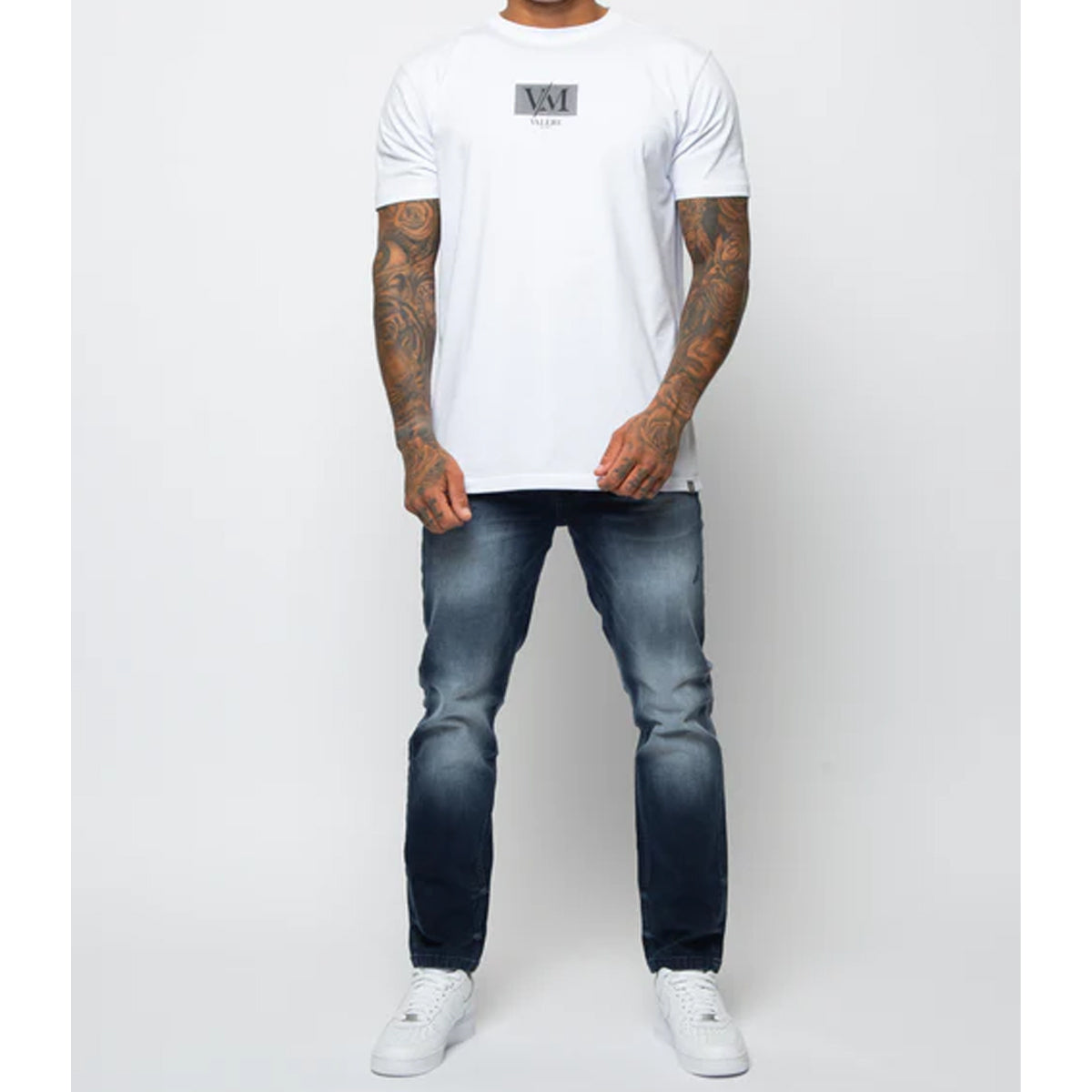 Valere Milano Salita Washed Blue/Black Jeans