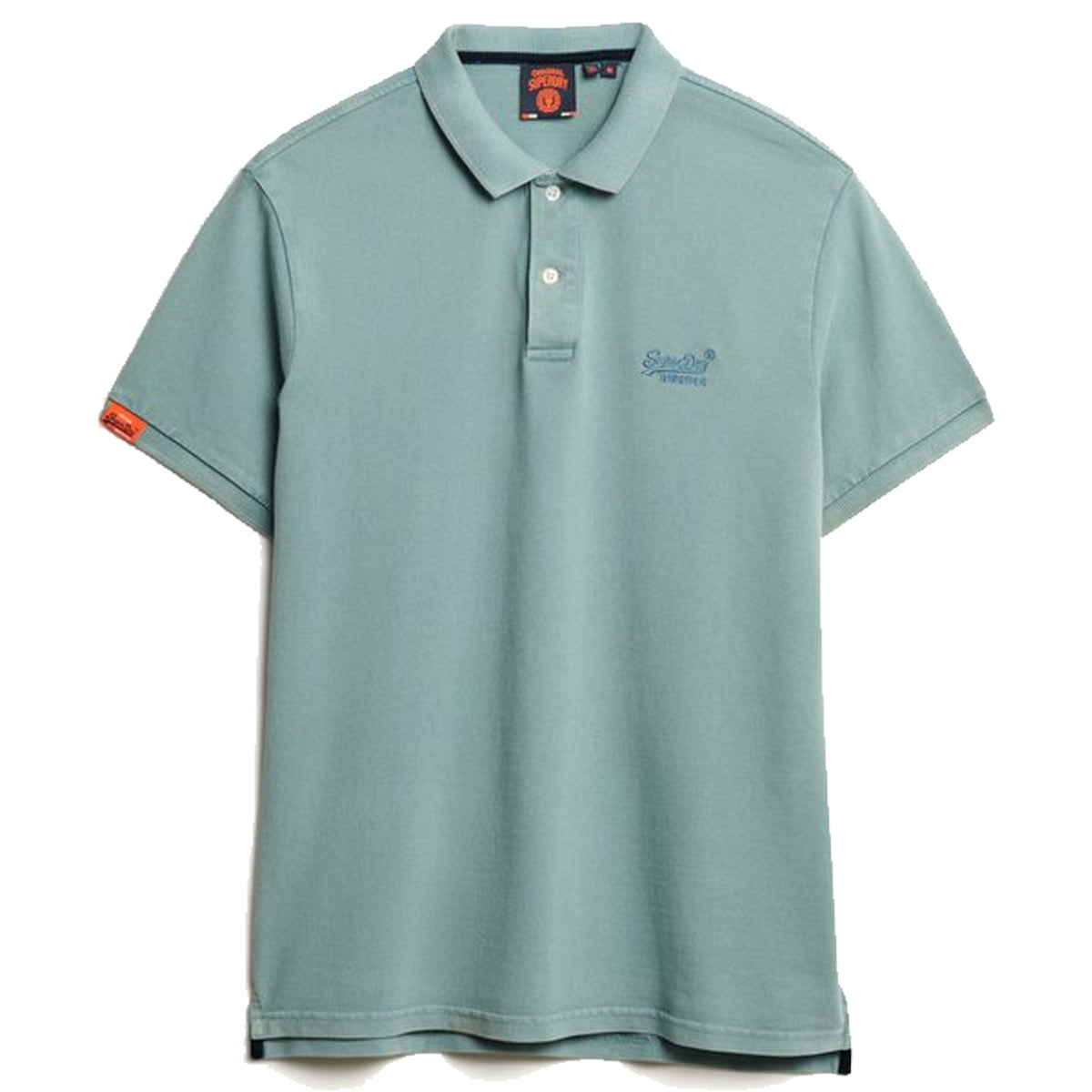 SUPERDRY VINTAGE DESTROY POLO LIGHT BLUE B7K