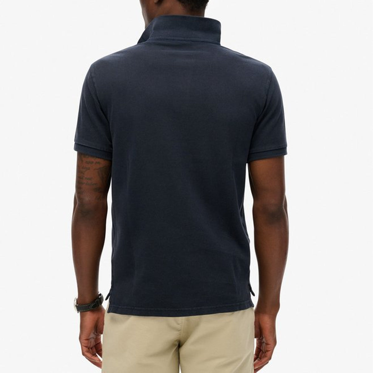 SUPERDRY VINTAGE DESTROY POLO NAVY 98T