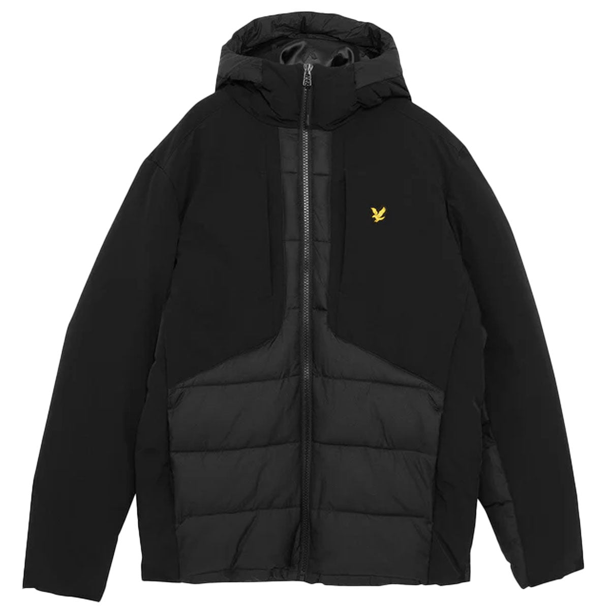 LYLE & SCOTT WADDED HYBRID BLACK JACKET JK2380SP