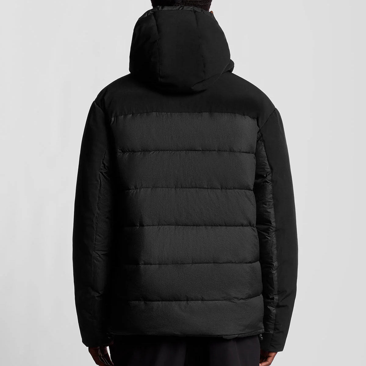 LYLE & SCOTT WADDED HYBRID BLACK JACKET JK2380SP
