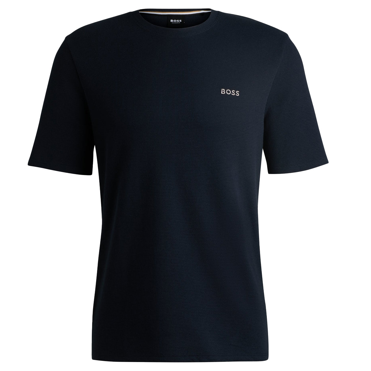 Hugo Boss Men's Waffle Navy T-Shirt 50480834