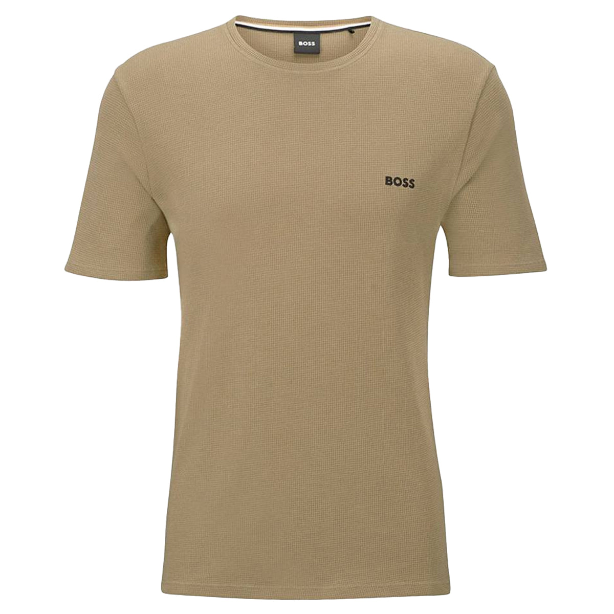 Hugo Boss Men's Waffle Beige T-Shirt 50480834