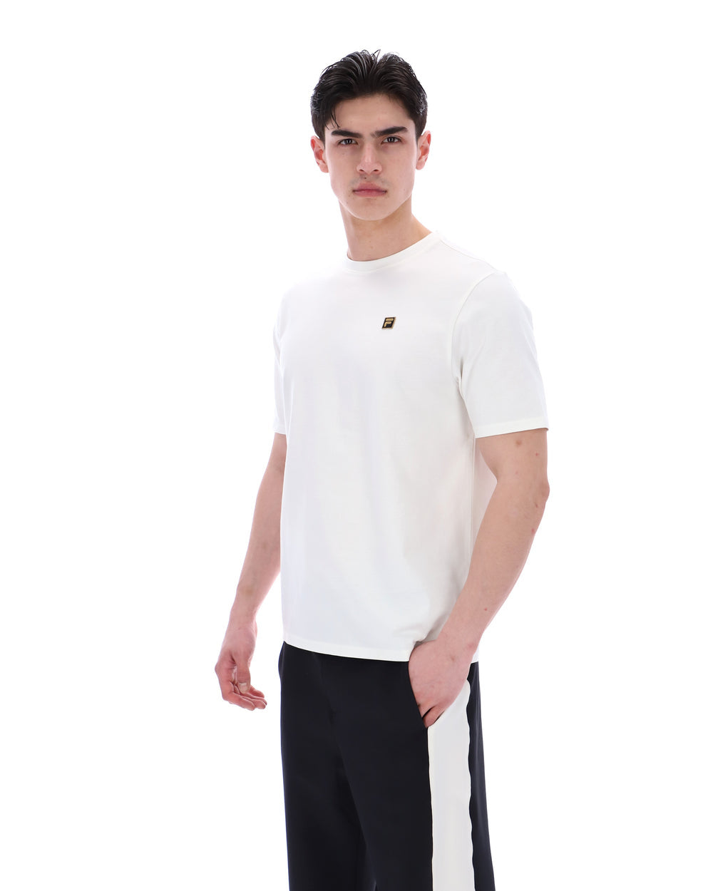 FILA YAXLEY 5 PREMIUM T-SHIRT WHITE DOWN