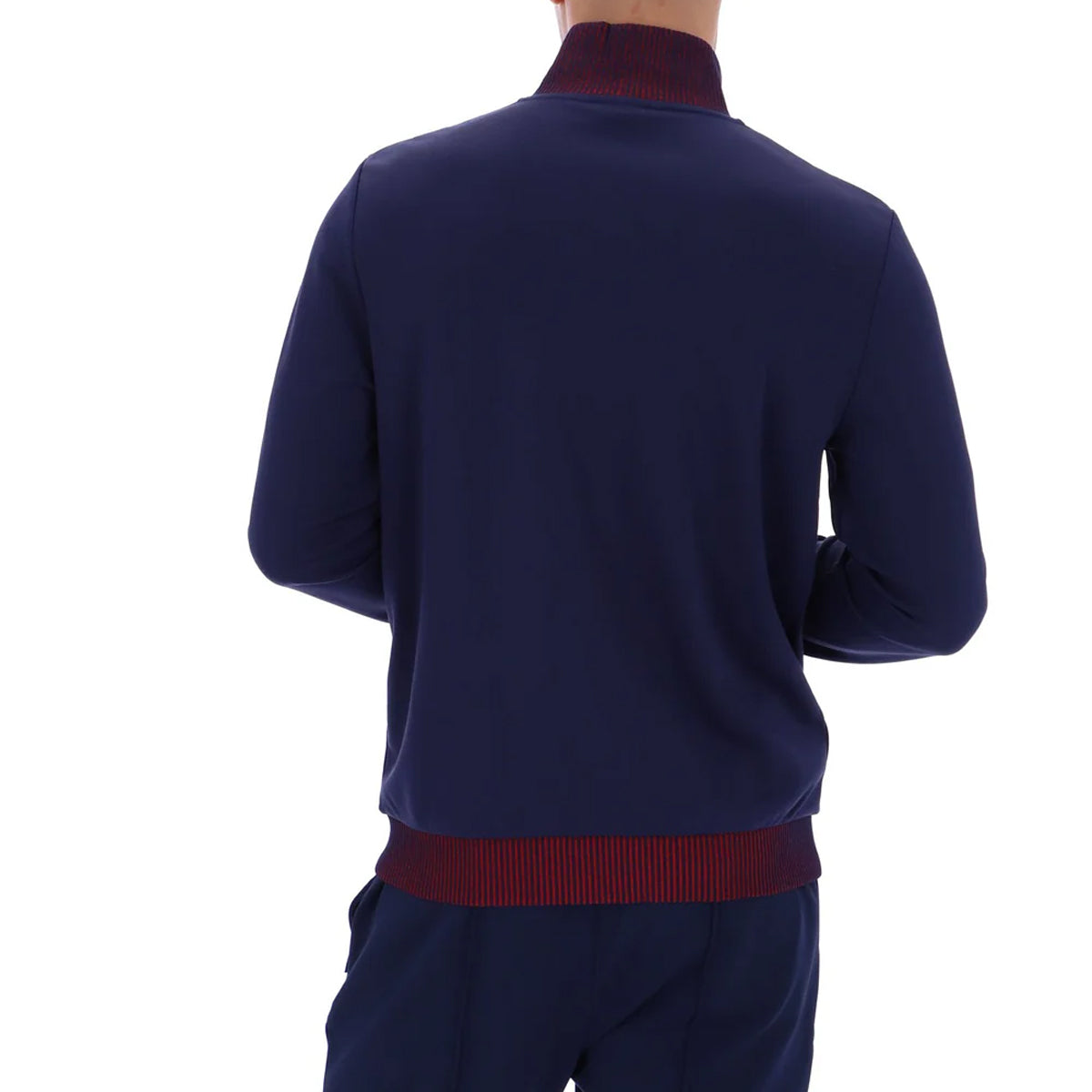 FILA ZAYN LENTICULAR TRACK TOP NAVY/RED