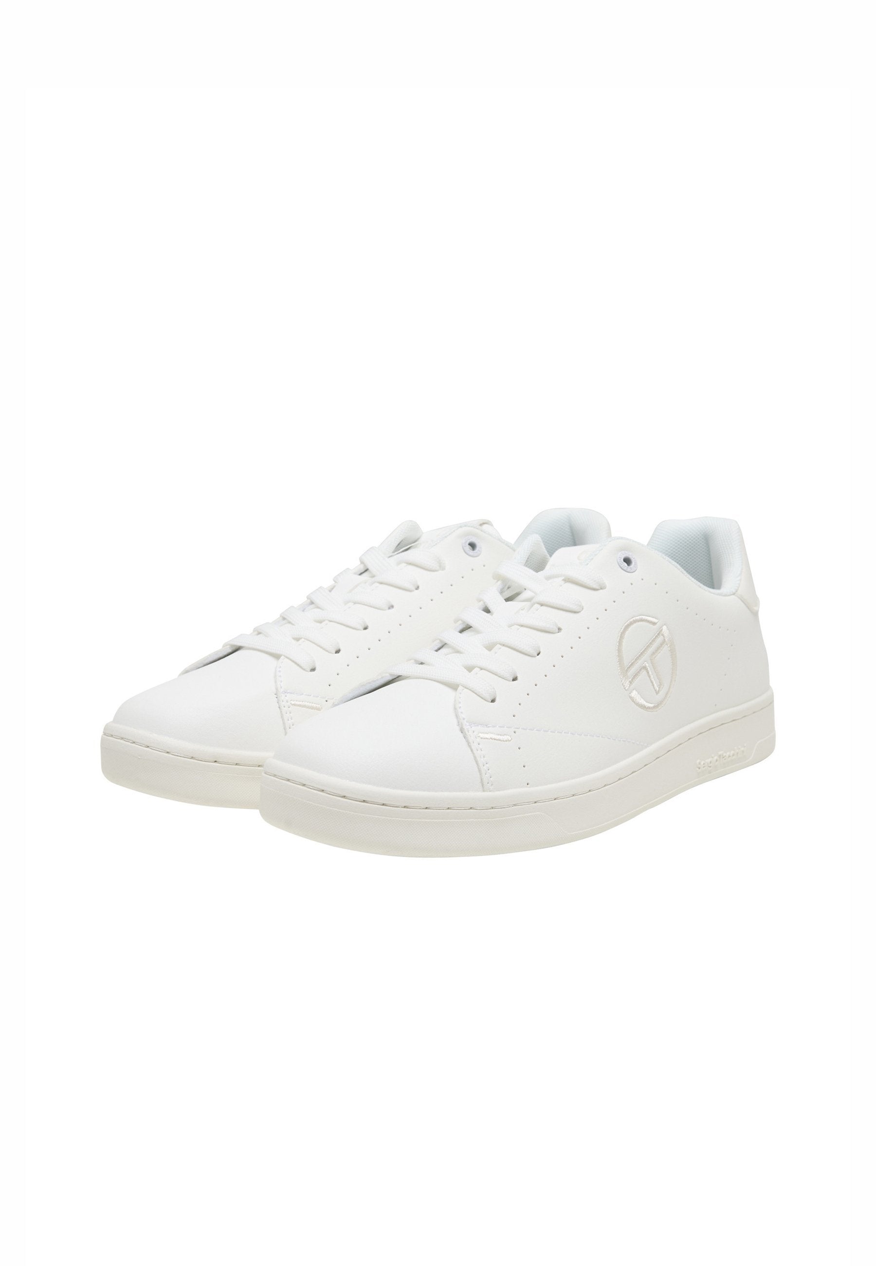 SERGIO TACCHINI BRAVO LTX CASUAL TRAINERS WHITE/GARDENIA