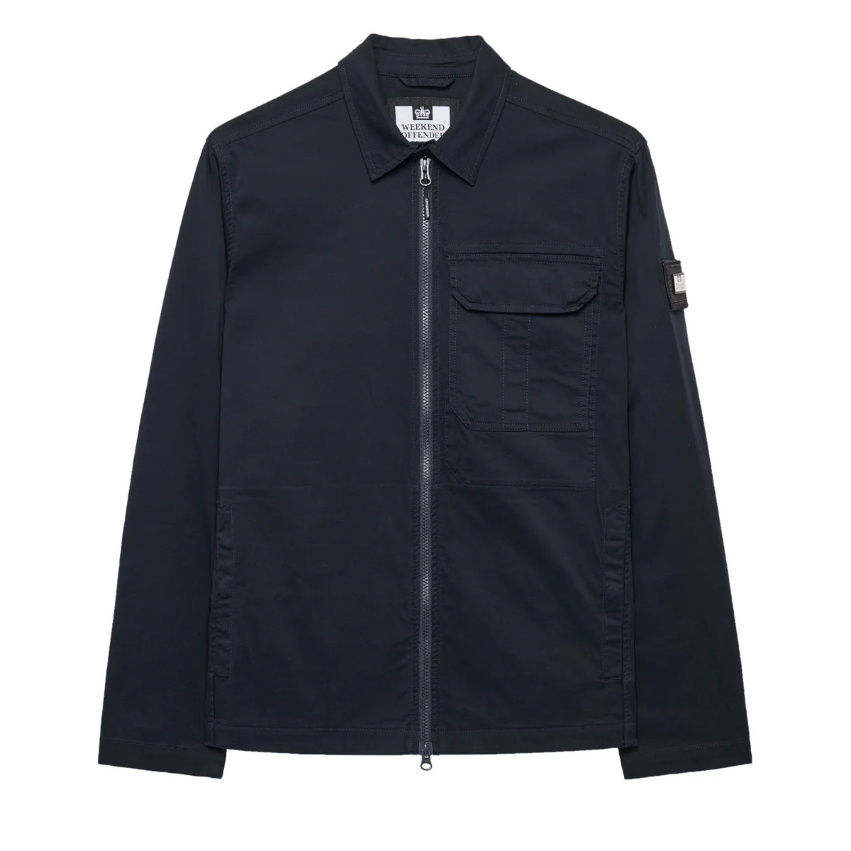 Weekend Offender Graniteville Overshirt Jacket Navy