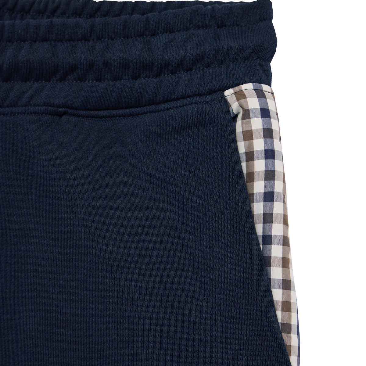 Weekend Offender Pankow Mid Check Panelled Short Navy