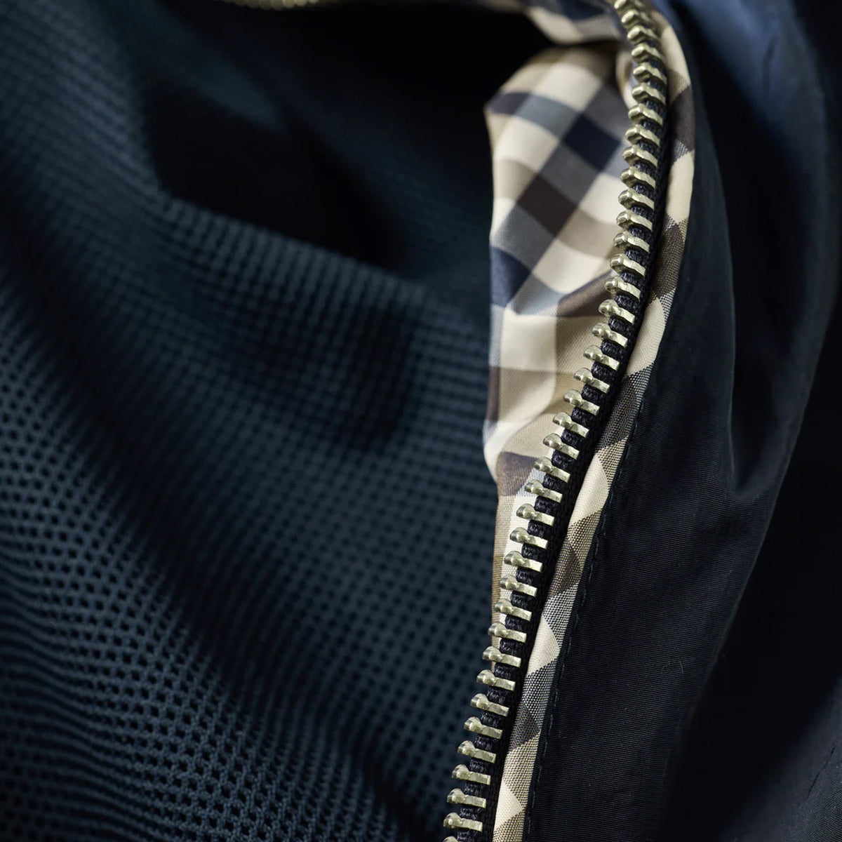 Weekend Offender Campania Check Jacket Navy