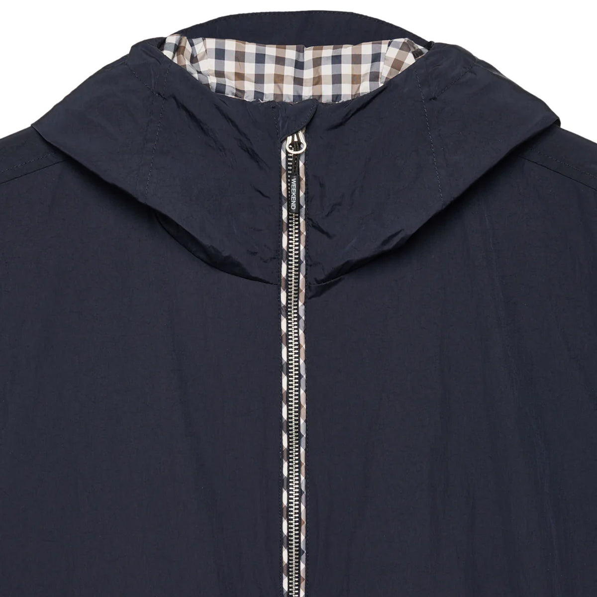 Weekend Offender Campania Check Jacket Navy