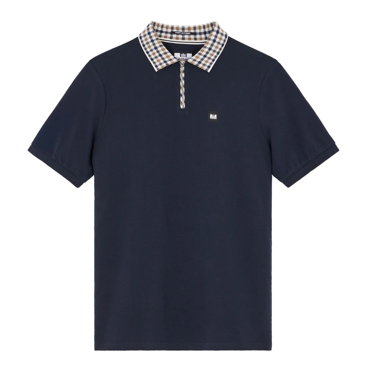 Weekend Offender Lachine Zip Polo Navy