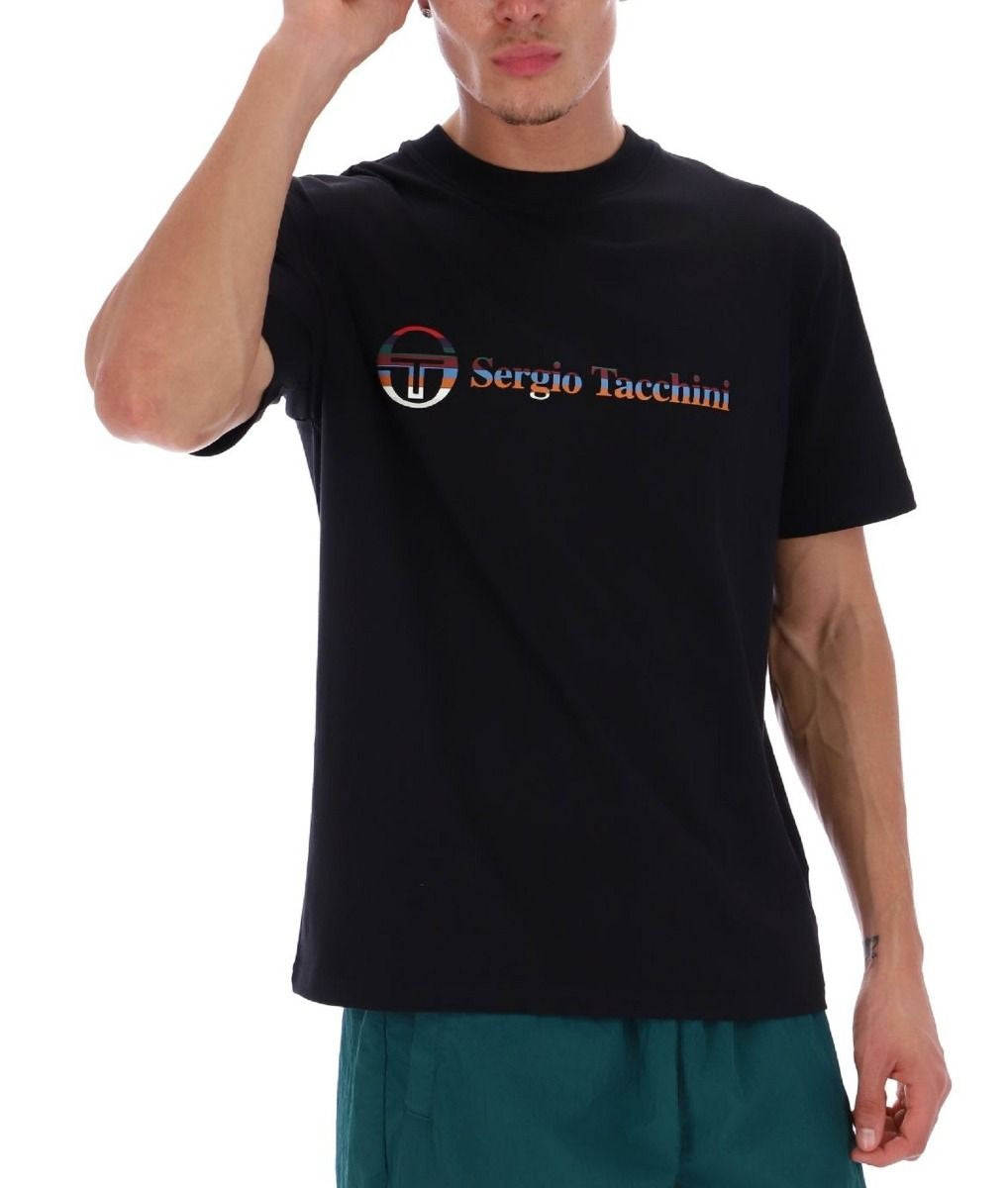 SERGIO TACCHINI VOLETTA T-SHIRT BLACK/WHITE