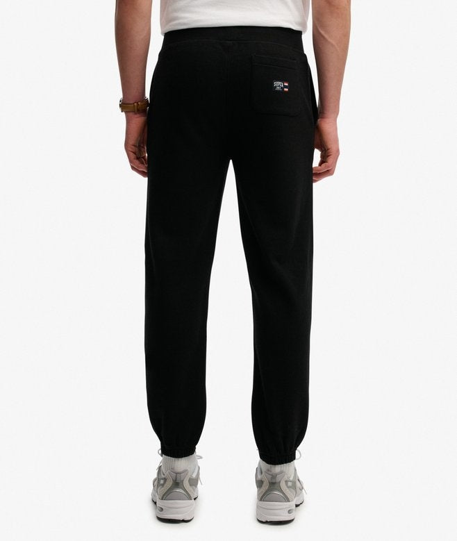 SUPERDRY ESSENTIAL LOGO JOGGERS BLACK 02A