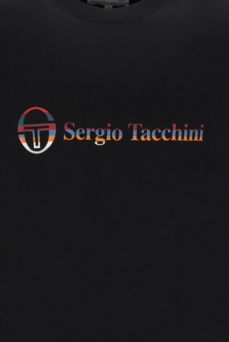 SERGIO TACCHINI VOLETTA T-SHIRT BLACK/WHITE