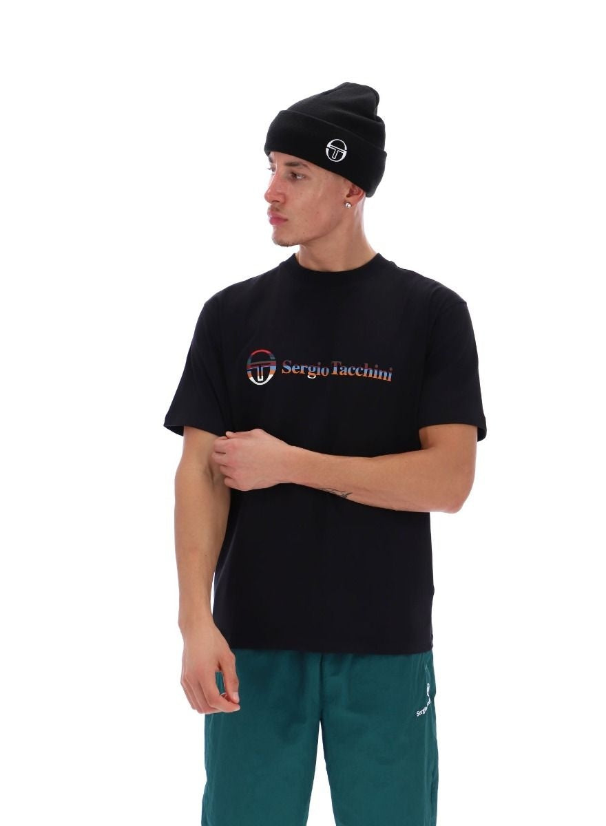 SERGIO TACCHINI VOLETTA T-SHIRT BLACK/WHITE