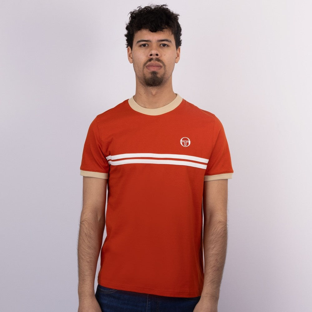 SERGIO TACCHINI SUPERMAC T-SHIRT ROOIBOS TEA/MOJAVE DESERT