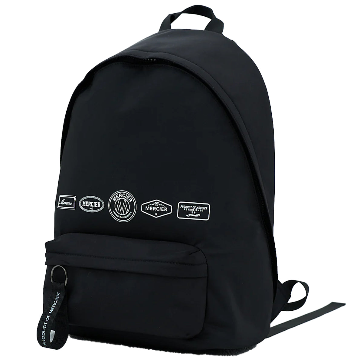 MERCIER 2.0 BLACK NYLON BACKPACK