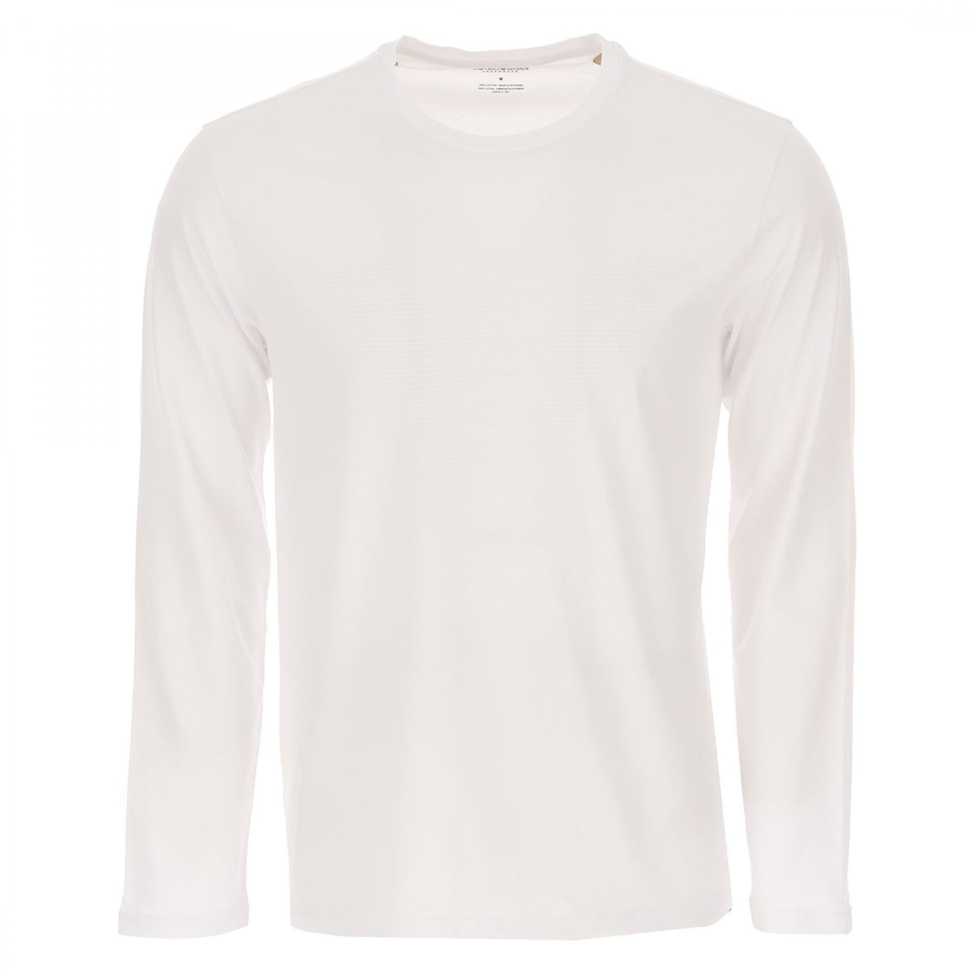 Emporio Armani Underwear Logo Long Sleeve T-Shirt White 111287 0A578