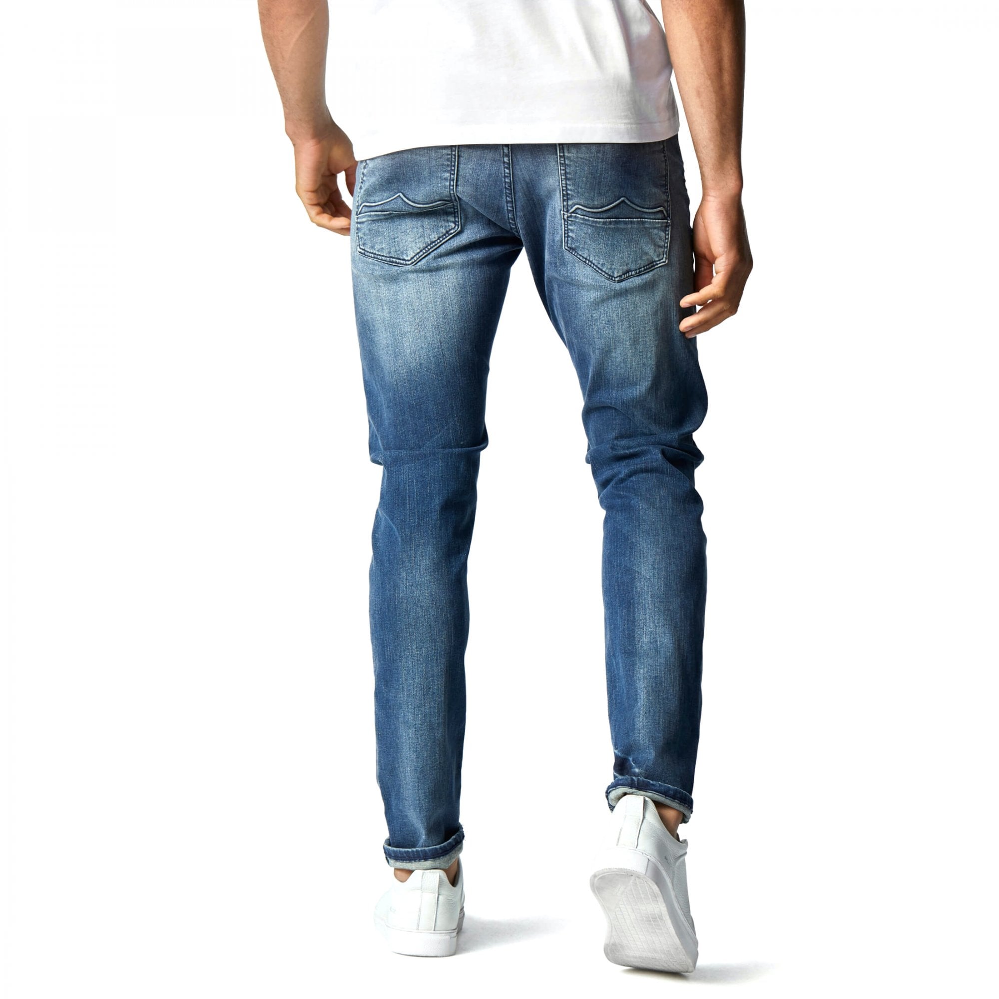 883 Police Moriarty LAK 537 Washed Blue Active Flex Denim Jeans