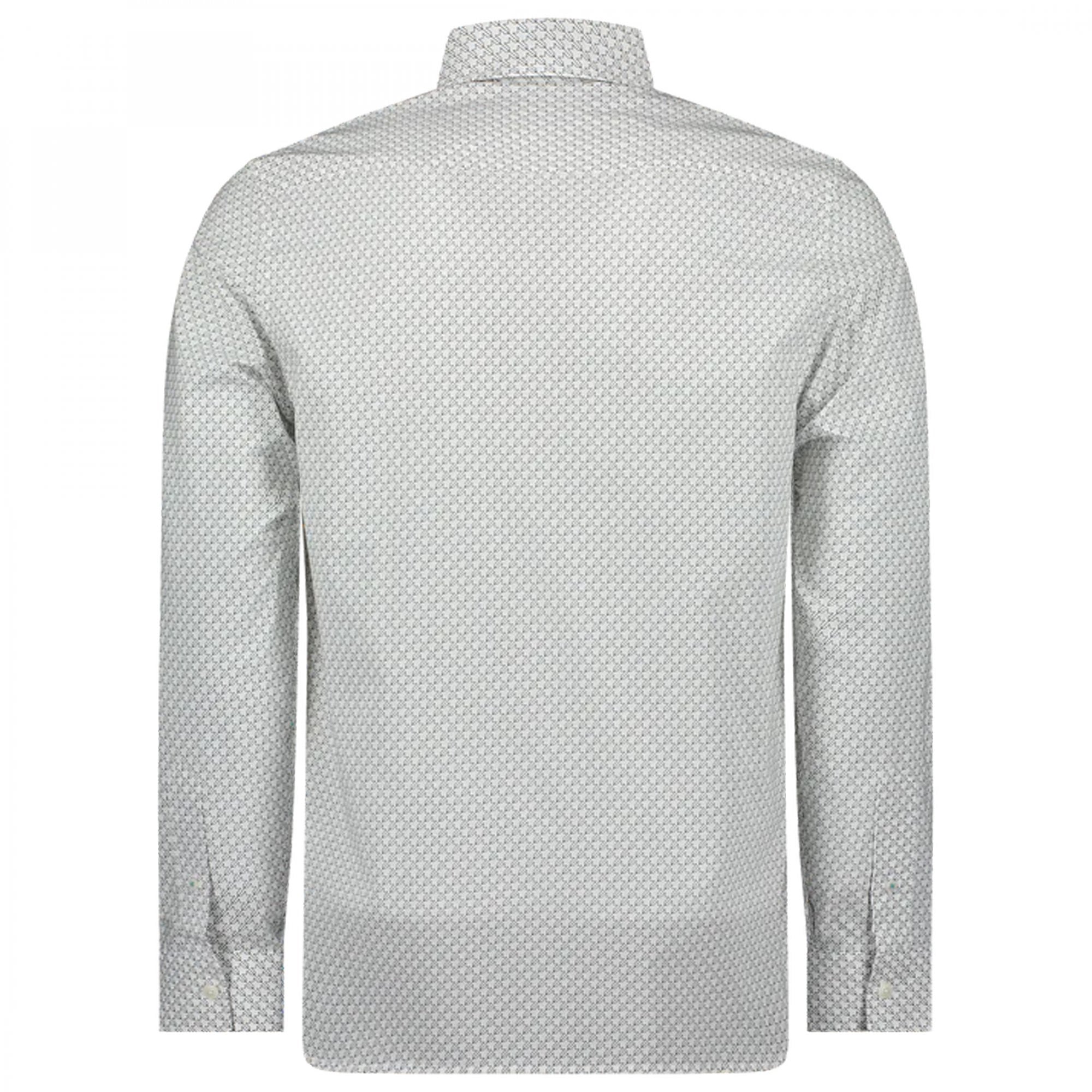 Ted Baker Burstal LS Houndstooth Print Shirt White