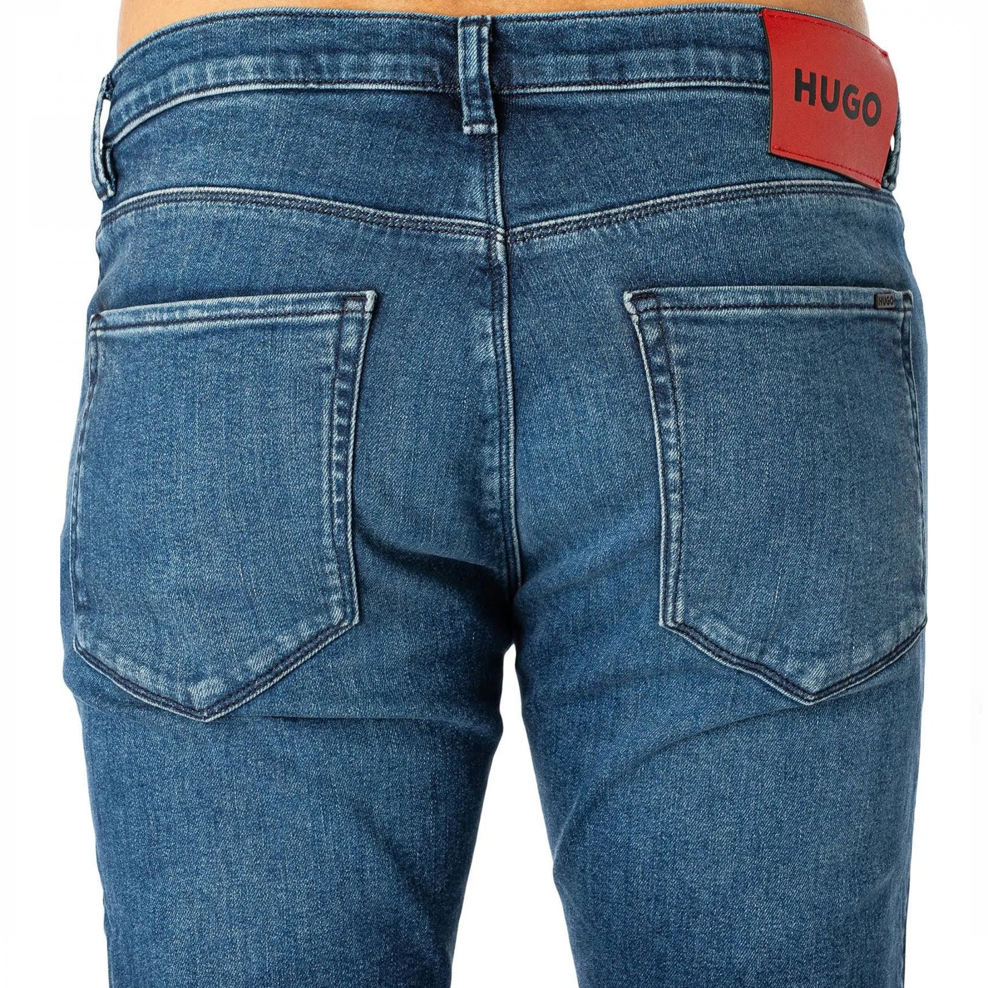 Hugo Boss 734 Washed Blue Extra Slim Fit Jeans 420 50476248