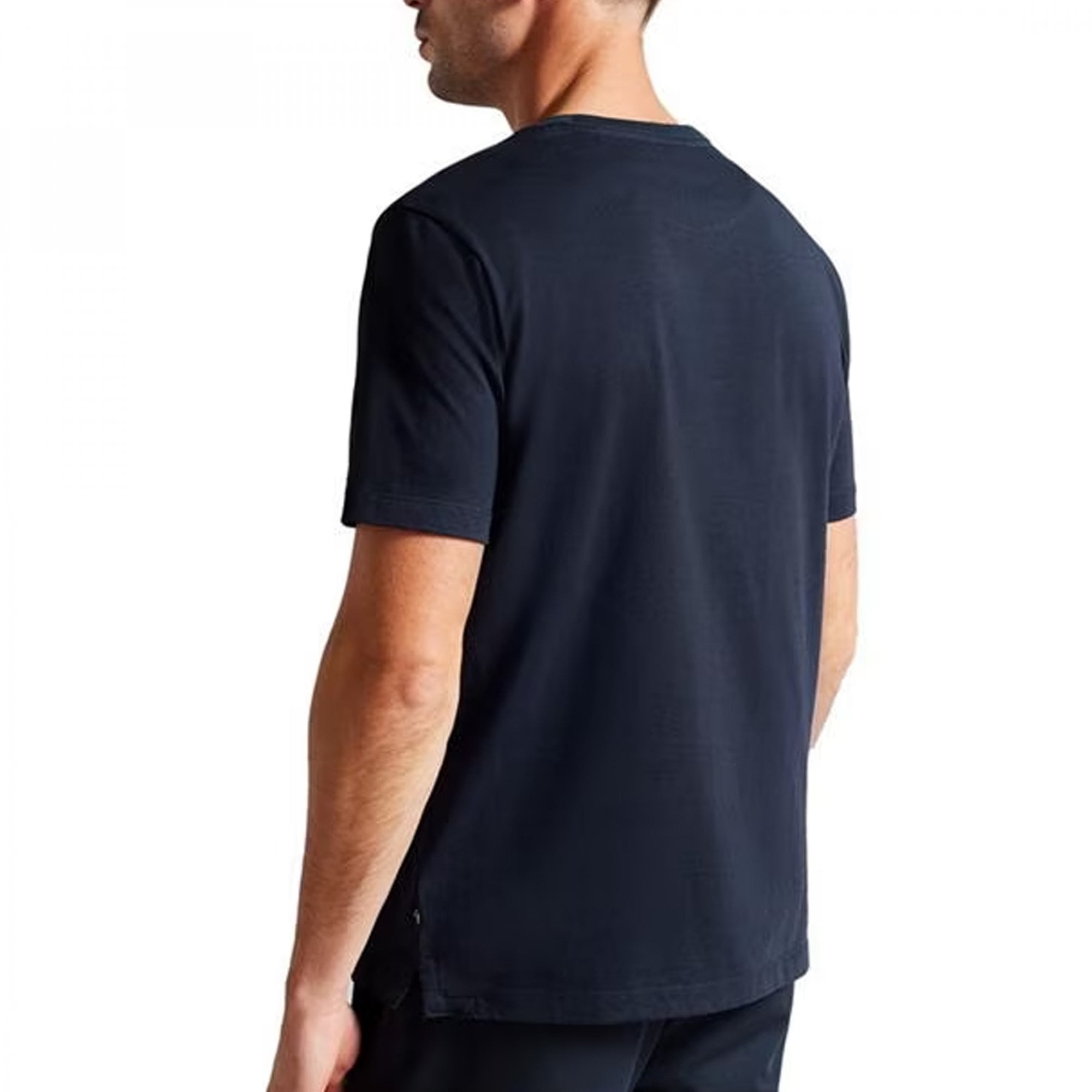 Ted Baker Kenedy SS Crew Neck Logo Navy T-Shirt