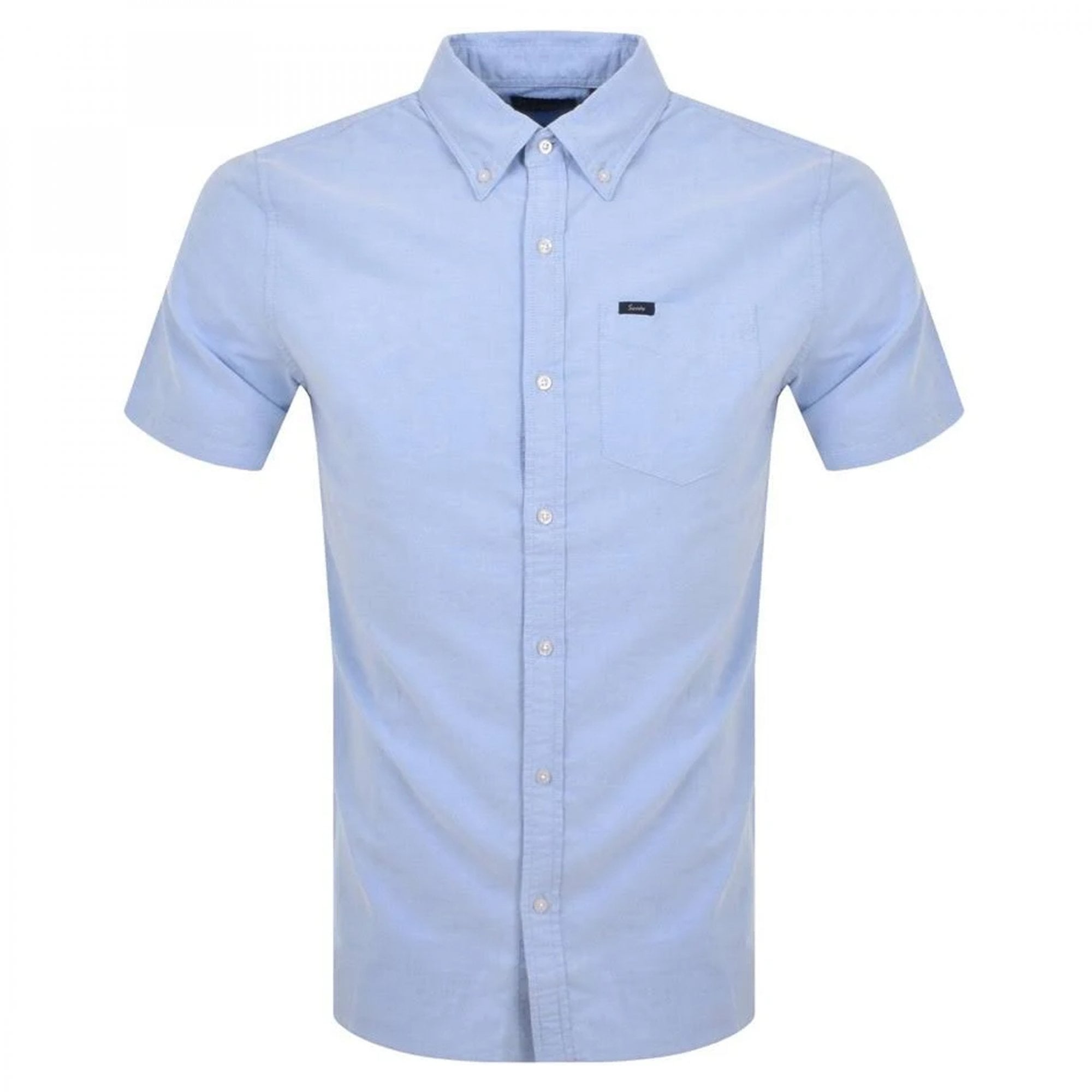 Superdry Vintage Oxford S/S Shirt Classic Blue BYE