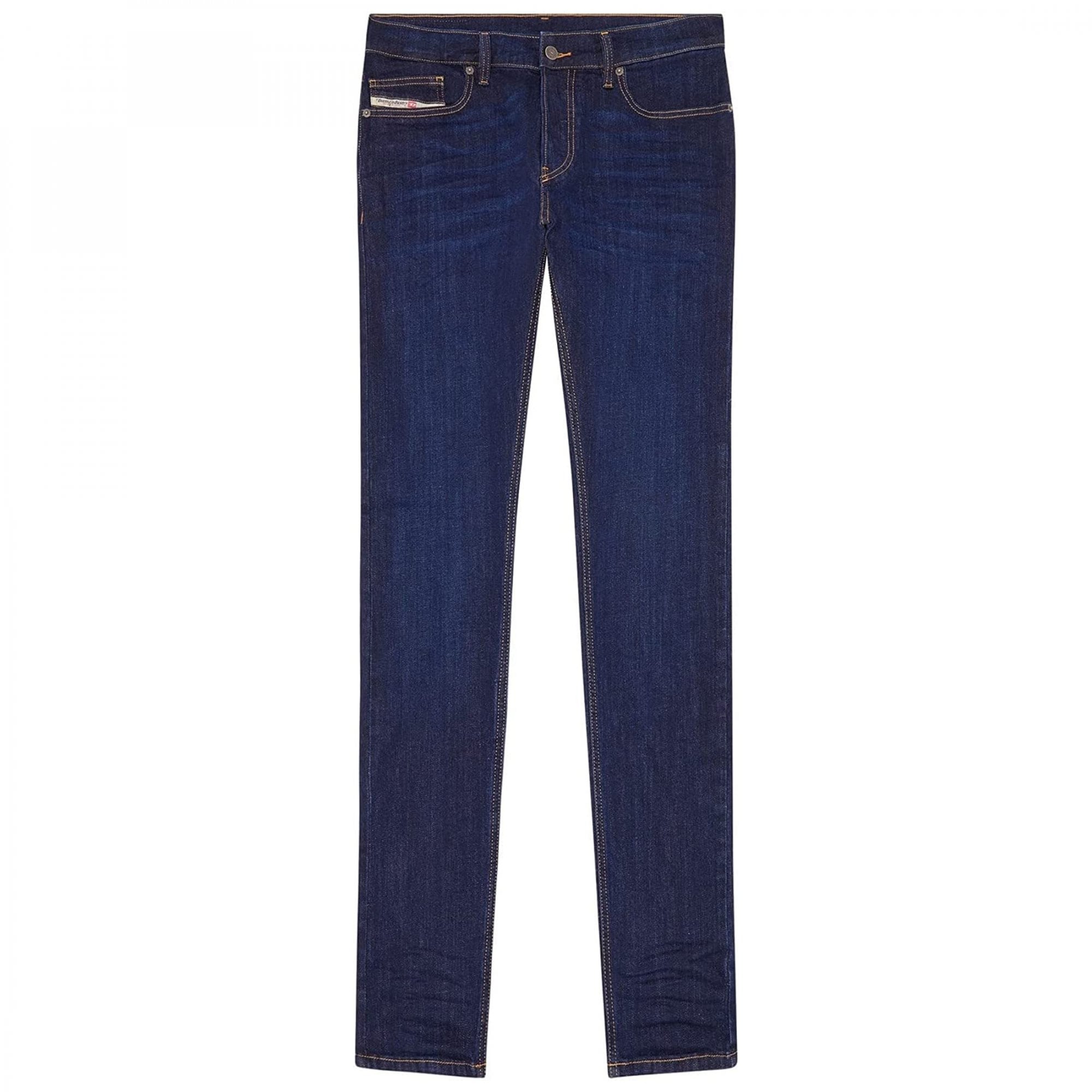 Diesel D-Luster Slim Stretch Denim Dark Blue Washed Jeans 0IHAQ