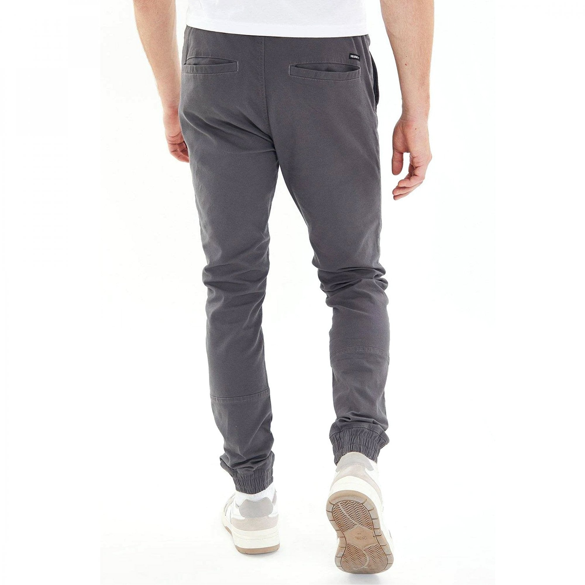 Threadbare Croft Charcoal Grey Cotton Canvas Bottoms