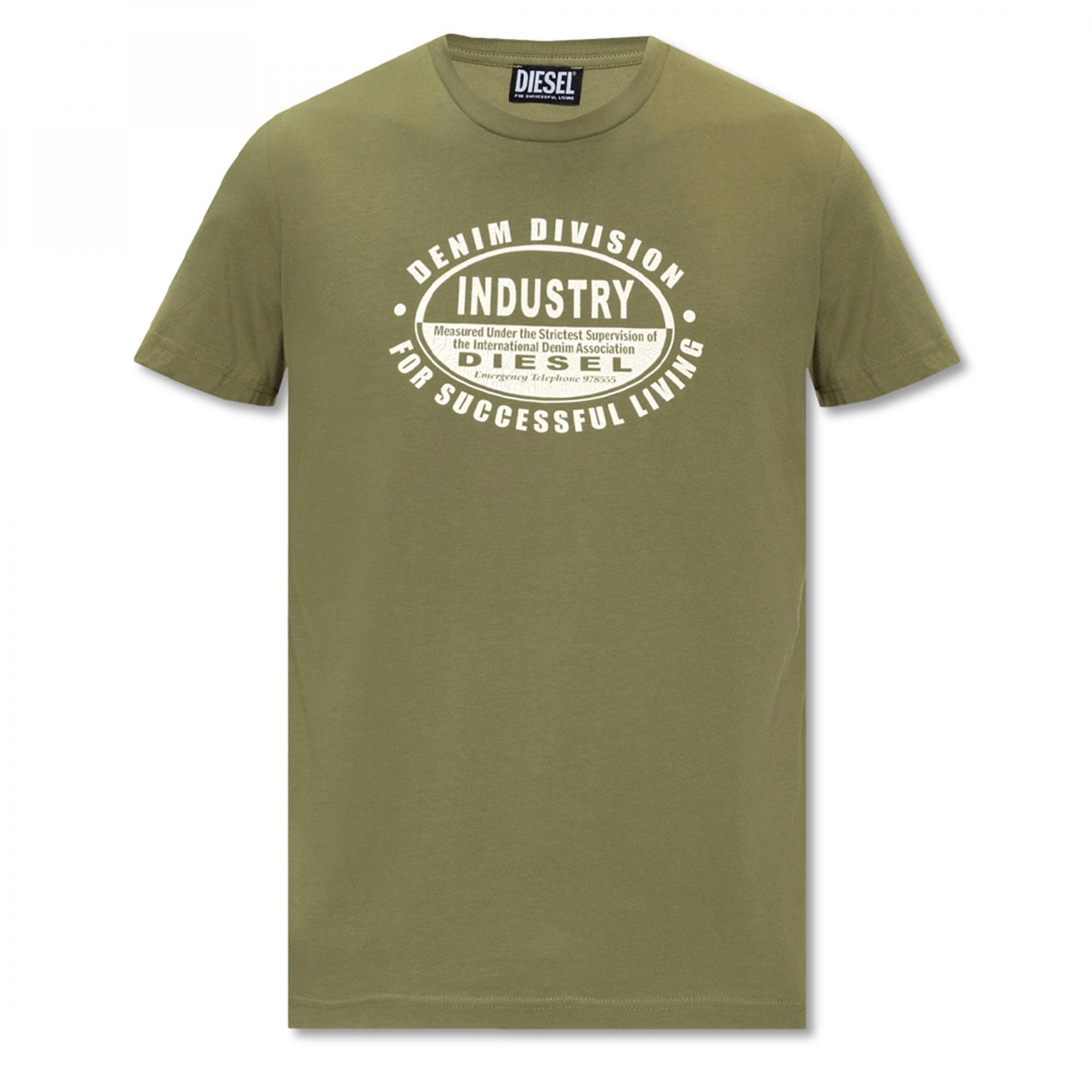 Diesel T-DIEGOR-K60 Logo Printed T-Shirt Green