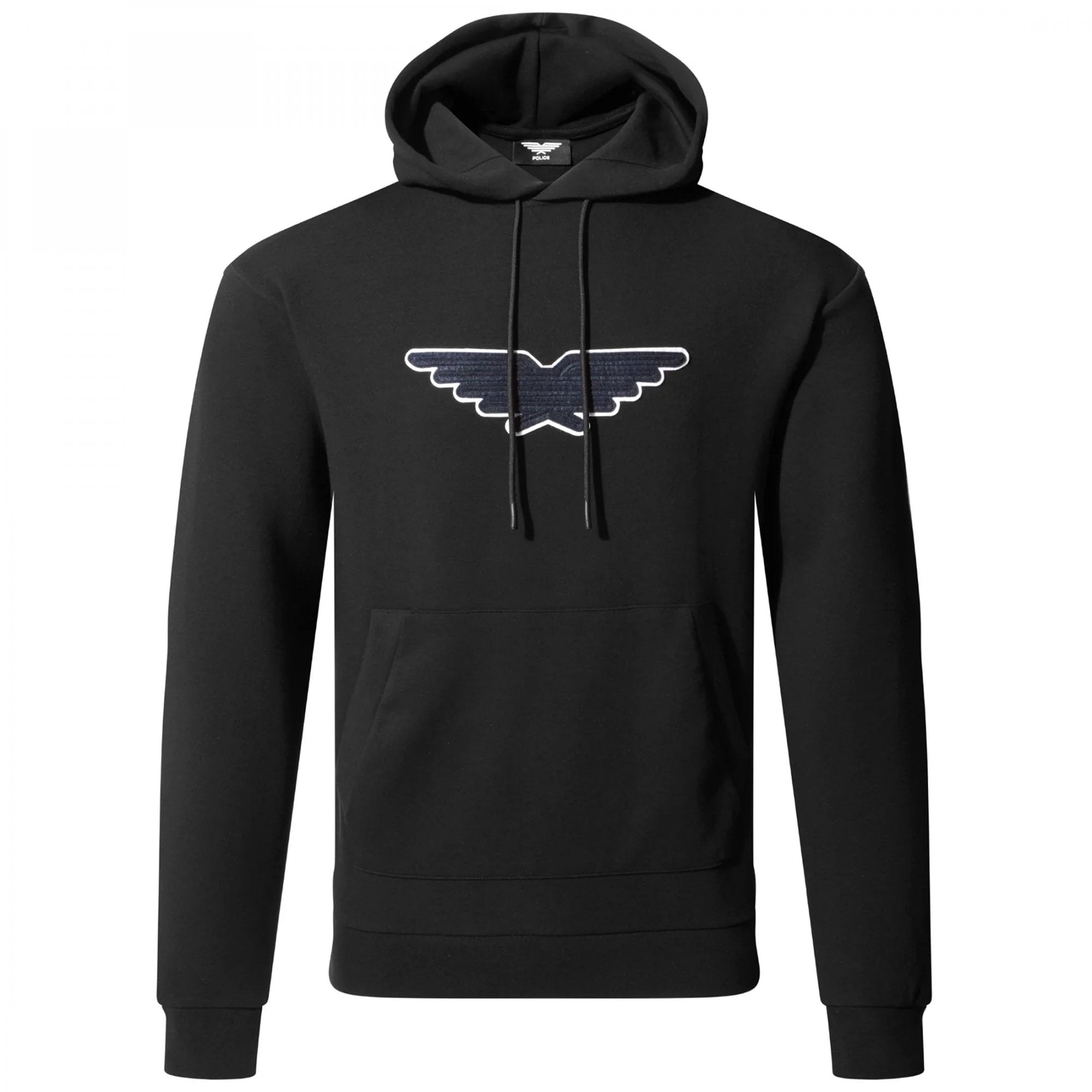Police Ratana Black Overhead Hoody Sweatshirt