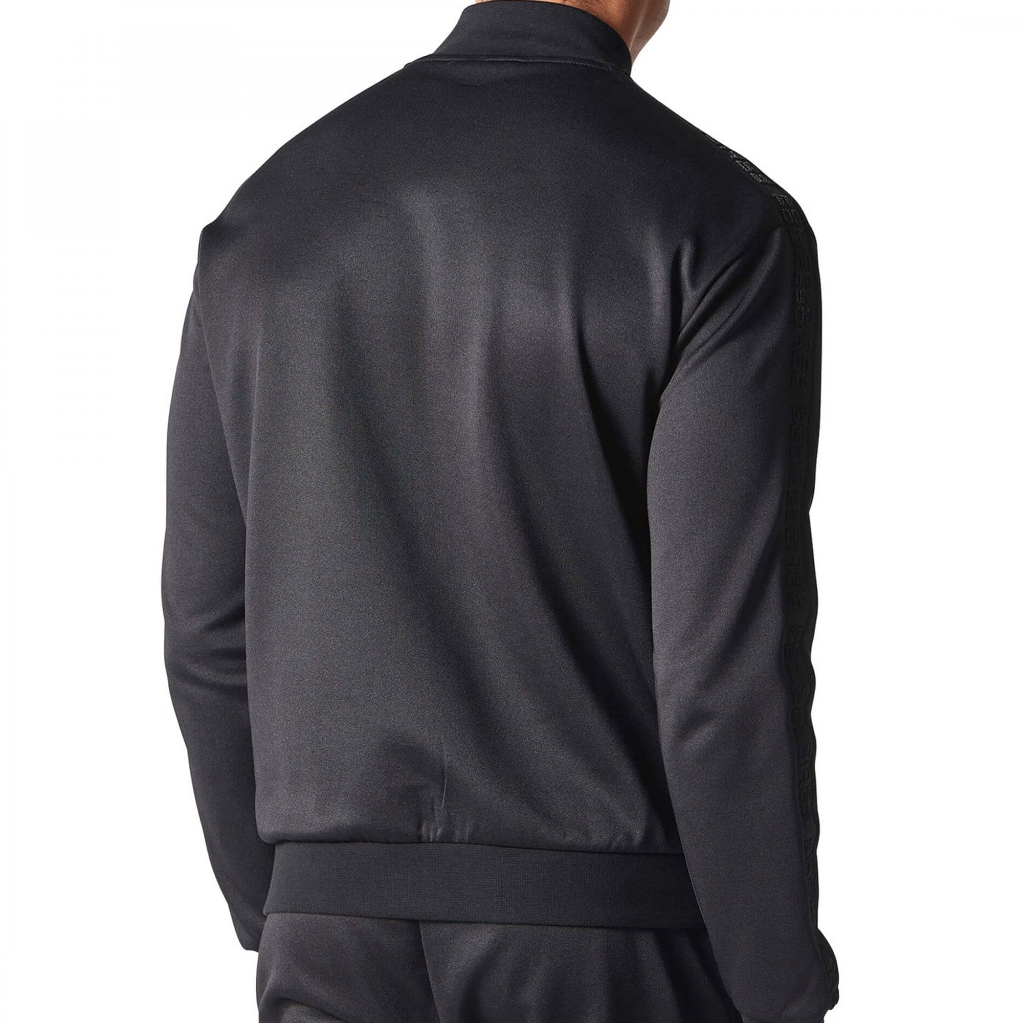 Police Dalem Black Zip Up Track Top