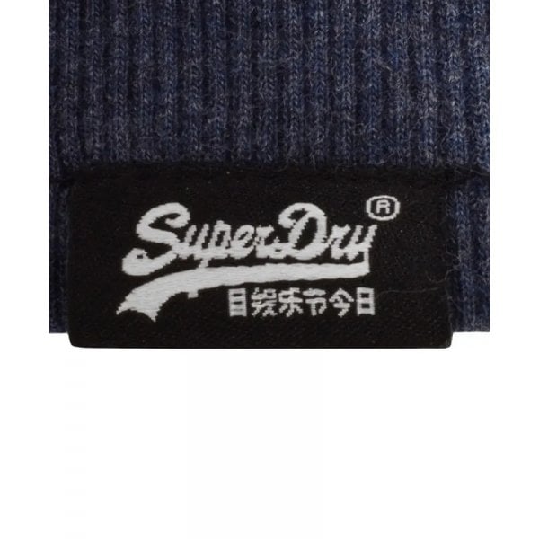 Superdry Essential Borg Lined Zip Up Hoody Navy 27S