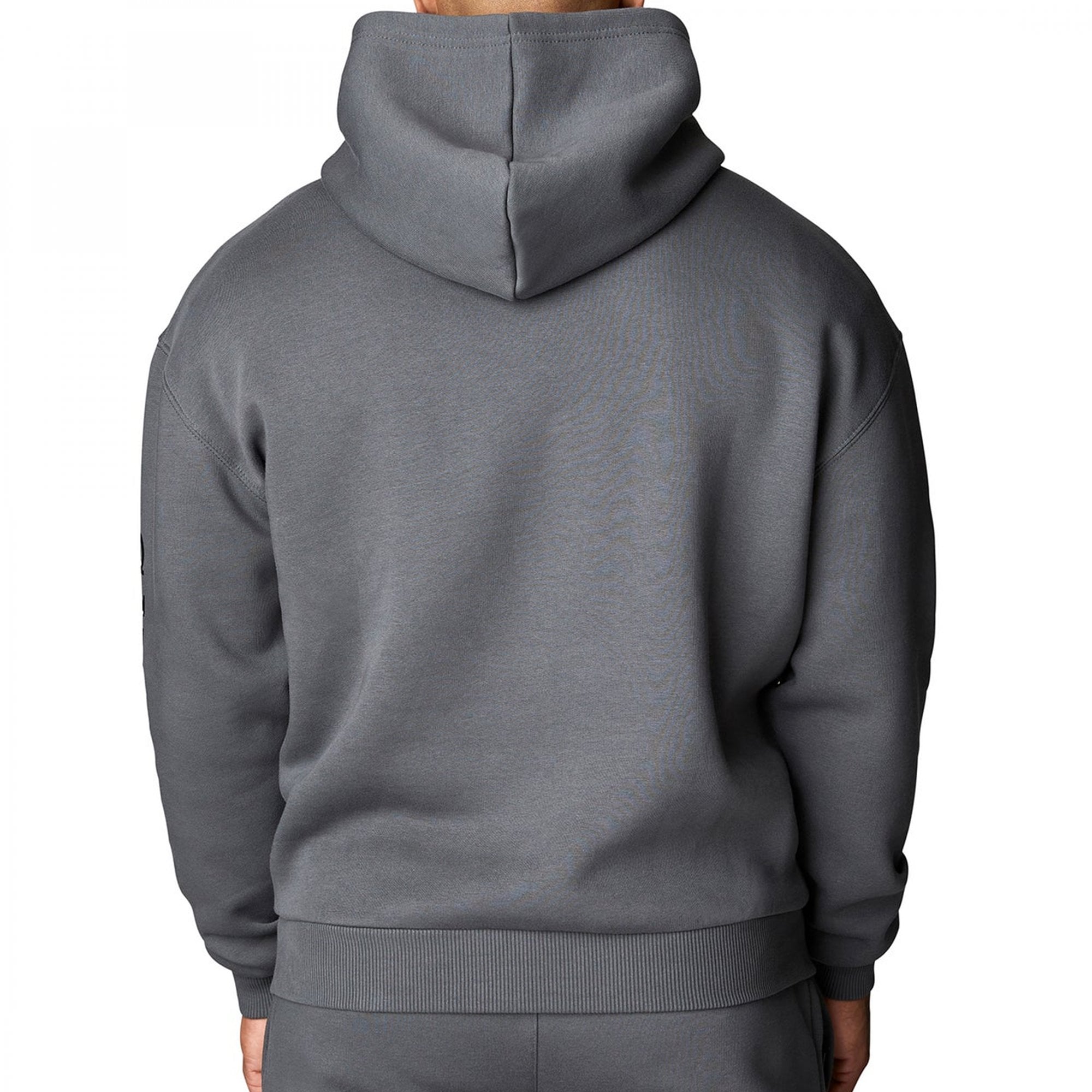 Gym King Covert Linear Overhead Hoody Sweatshirt Dark Grey Pewter