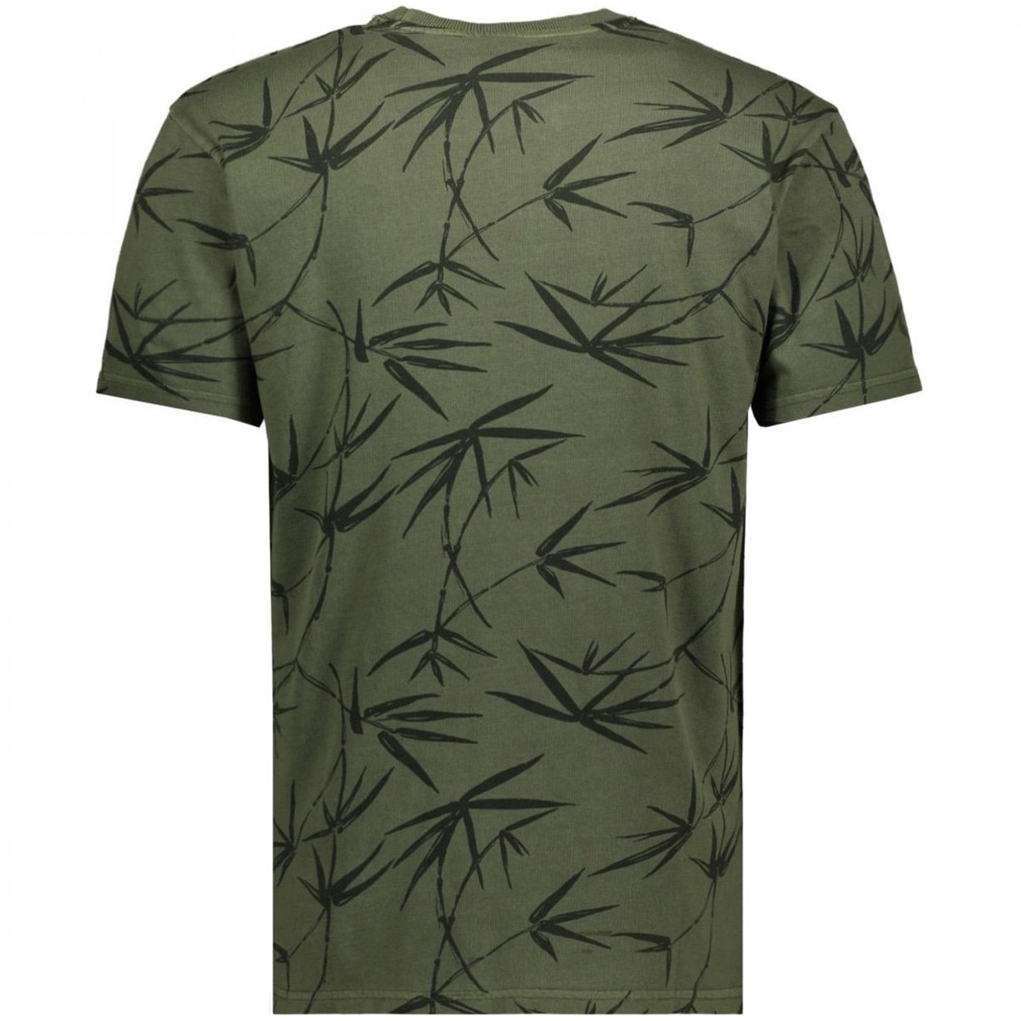 Superdry Vintage Overdye Floral Printed T-Shirt Olive Green 1KM