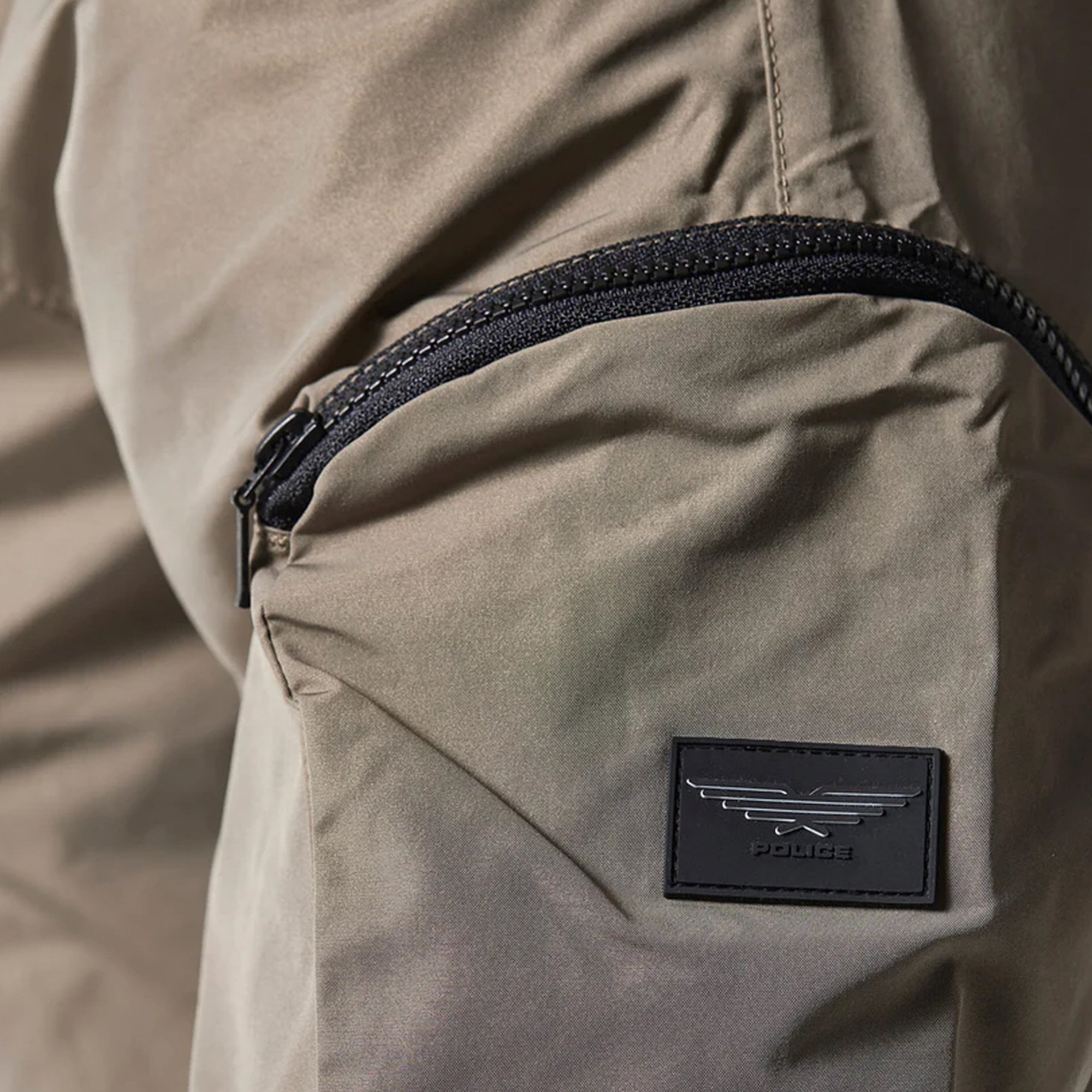 Police Rainor Nude Cargo Bottoms