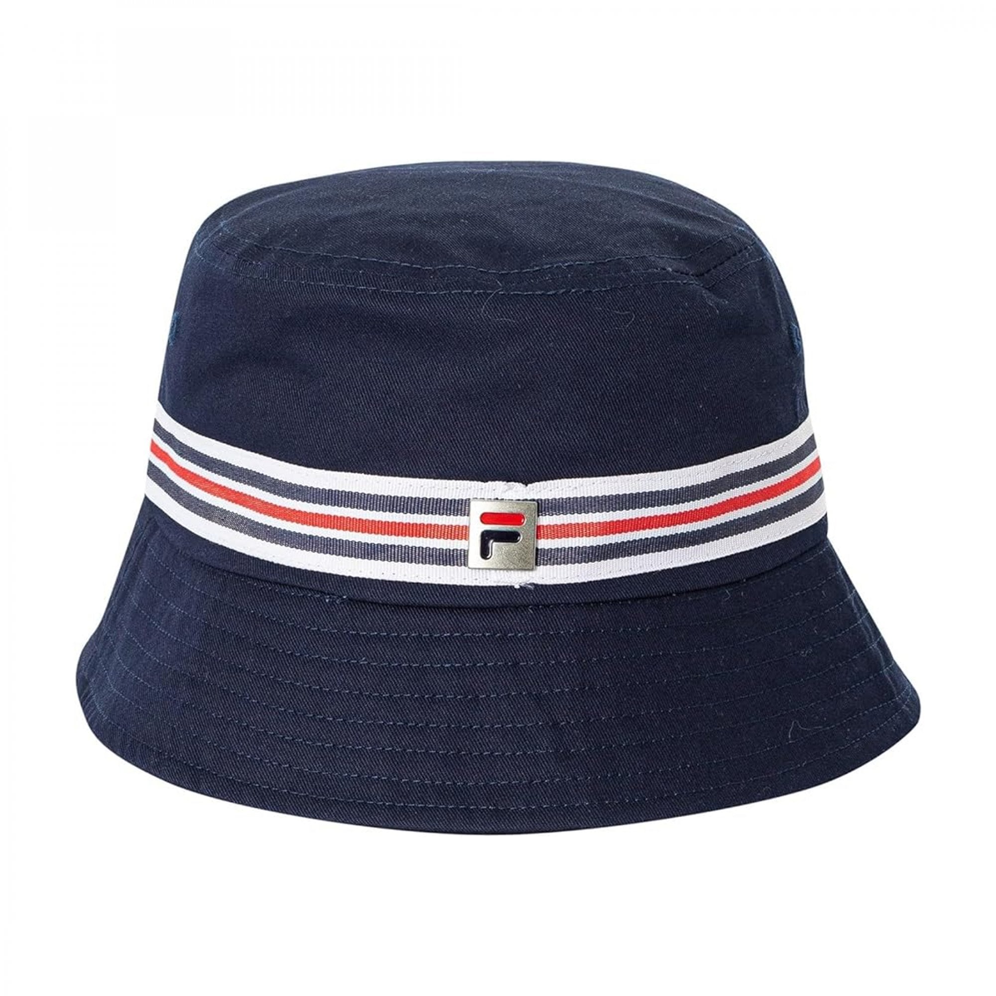 Fila Jojo Navy Bucket Hat With Stripe Tape FHXS24004