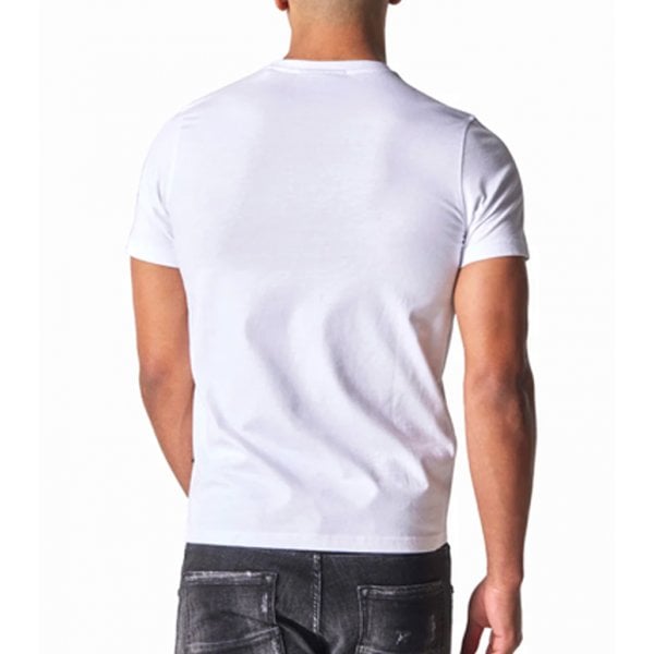 Police Silvio White Logo T-Shirt