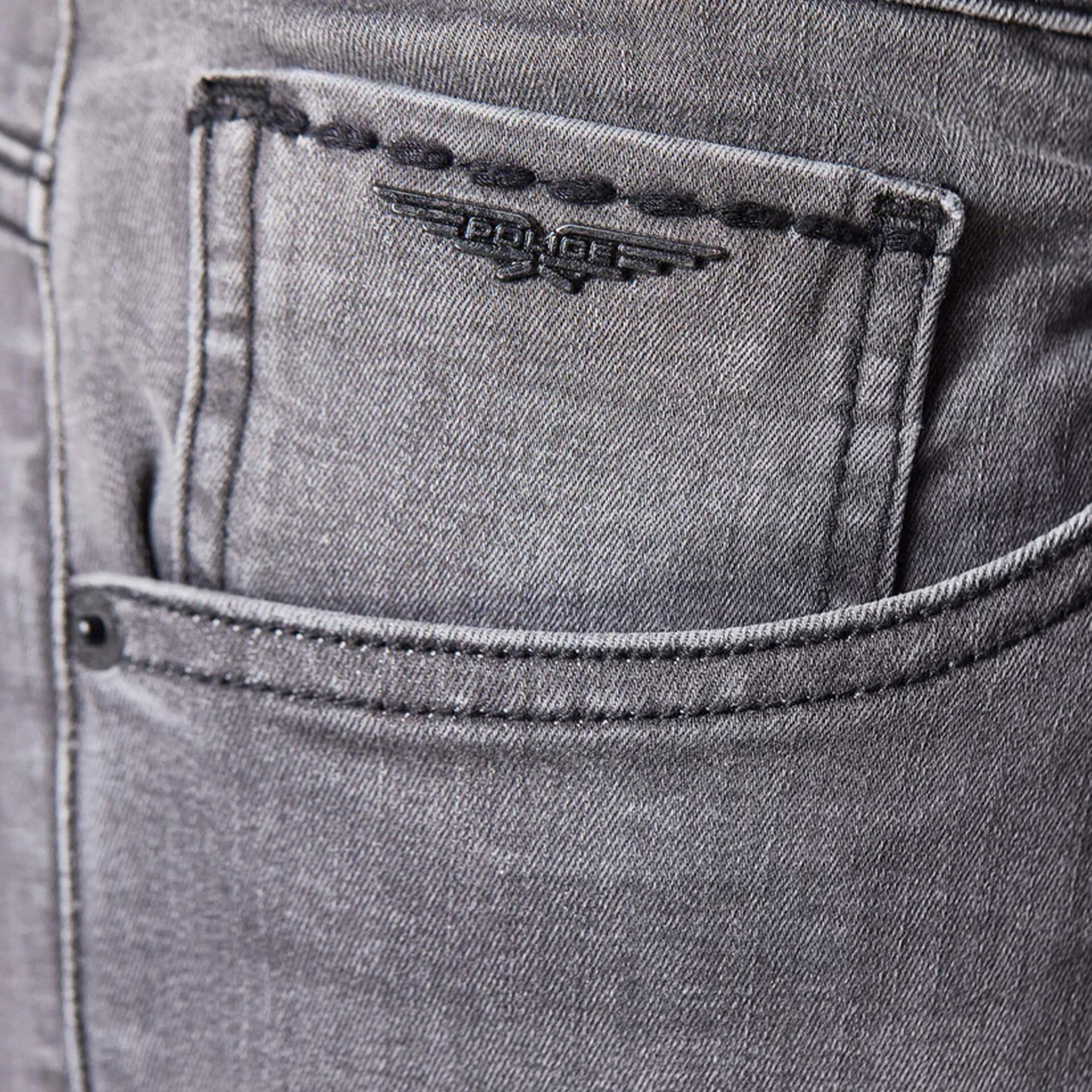 Police Batali LAT 993 Washed Grey Stretch Regular Fit Denim Jeans