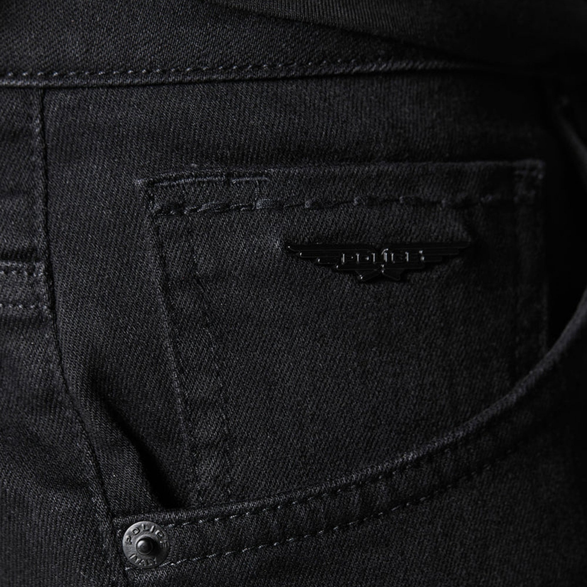 Police Batali LAT 960 Black Stretch Regular Fit Denim Jeans