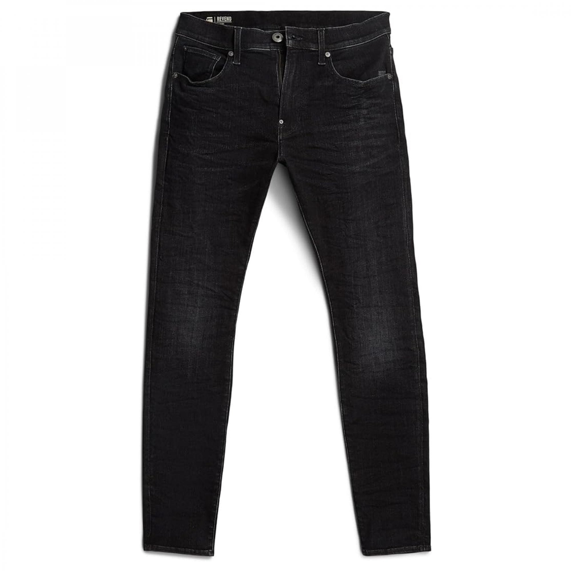 GStar Revend Skinny Black Medium Aged Faded Denim Jeans 51010 A634 A592