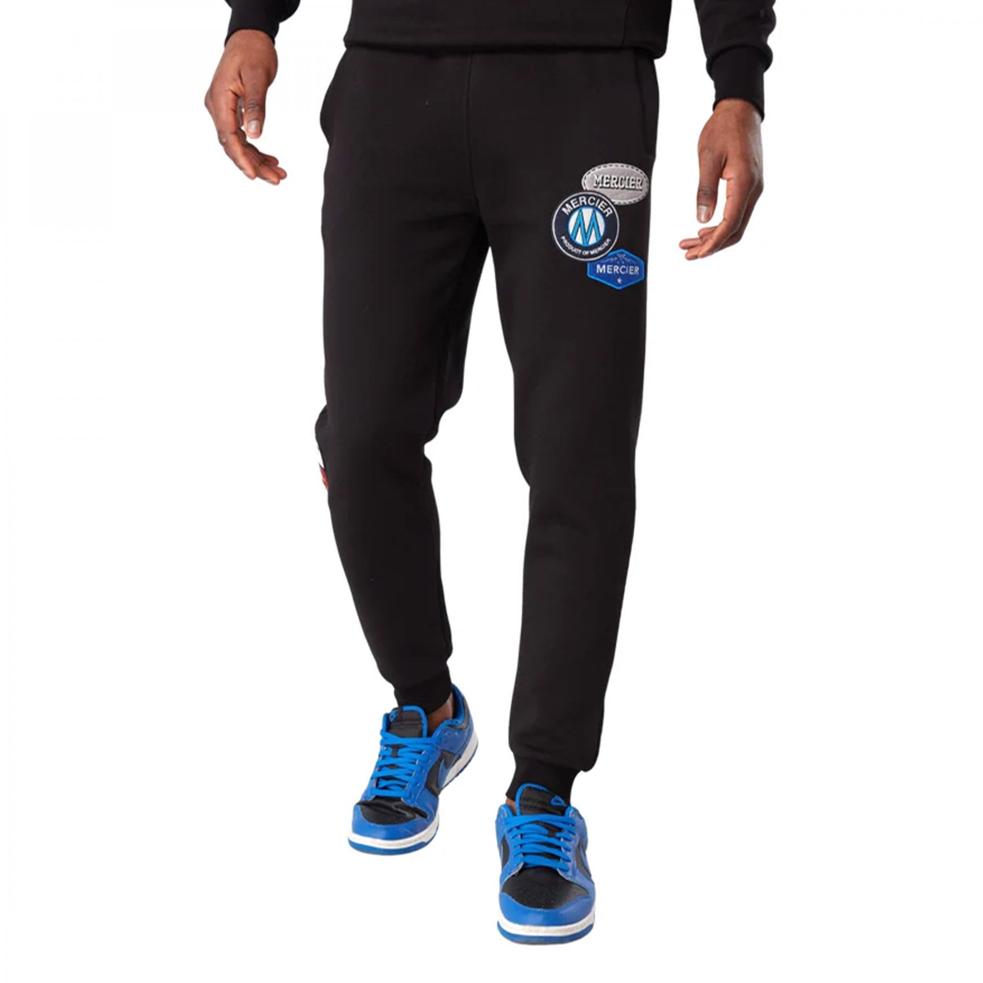 Mercier Paris Badge Black Joggers MERC46