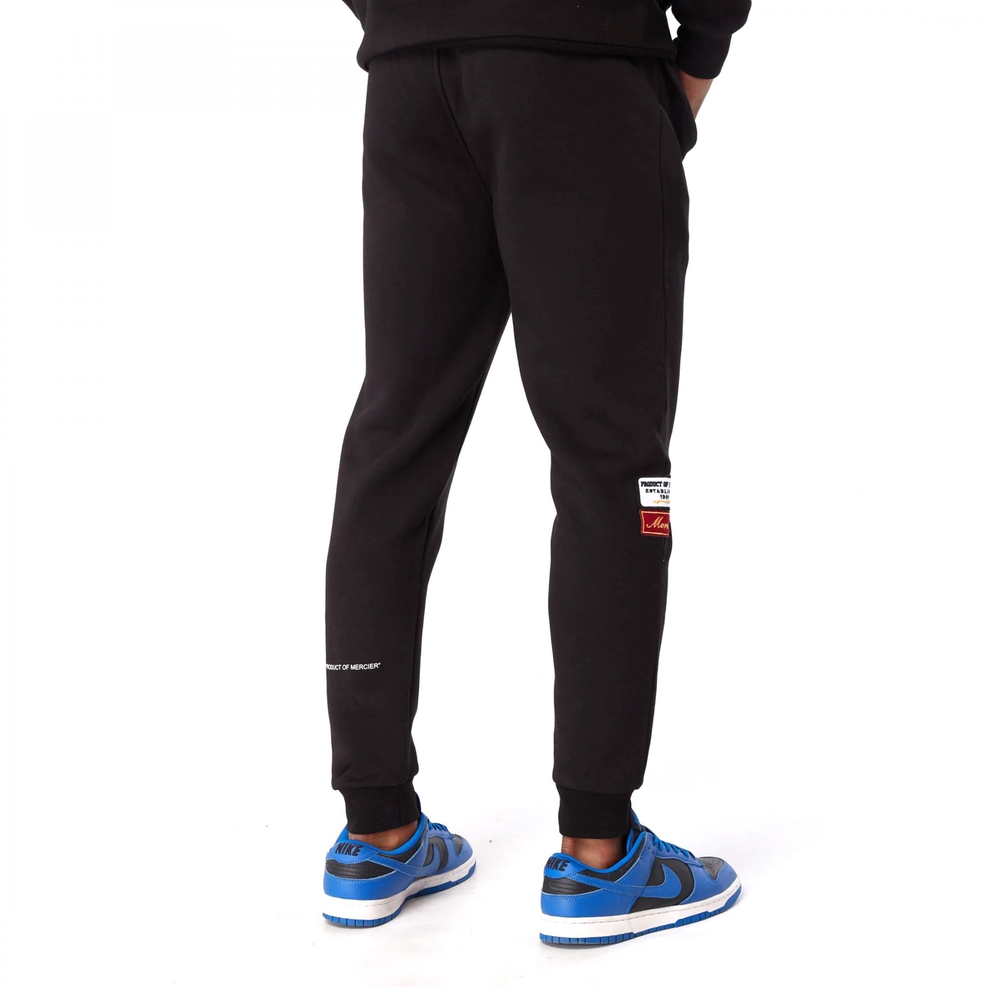 Mercier Paris Badge Black Joggers MERC46