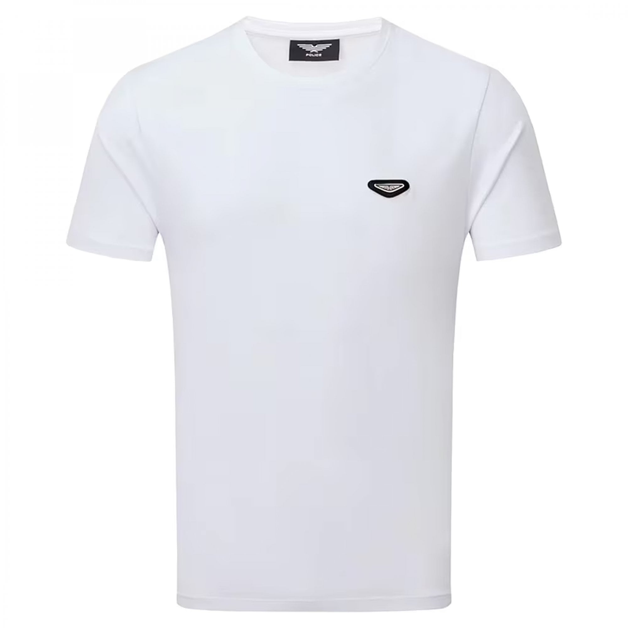 Police Kosis White Badge Logo T-Shirt