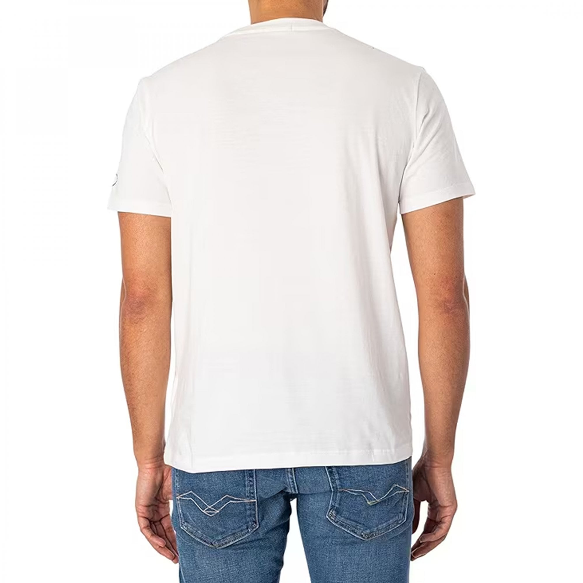 Replay Tiger & Snake Graphic Print T-Shirt Off White M6838