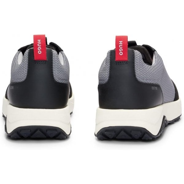 Hugo Boss Kane_Runn_mfme Honeycomb Mesh Trainers Dark Grey 026 50517271