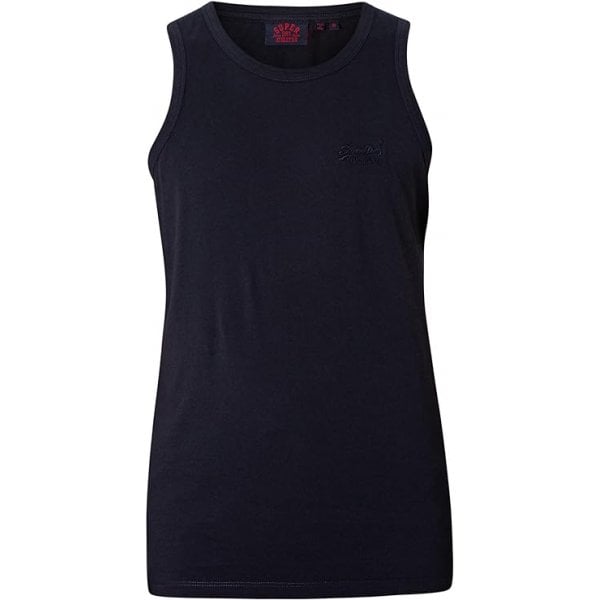 Superdry Essential Logo Vest Navy 98T