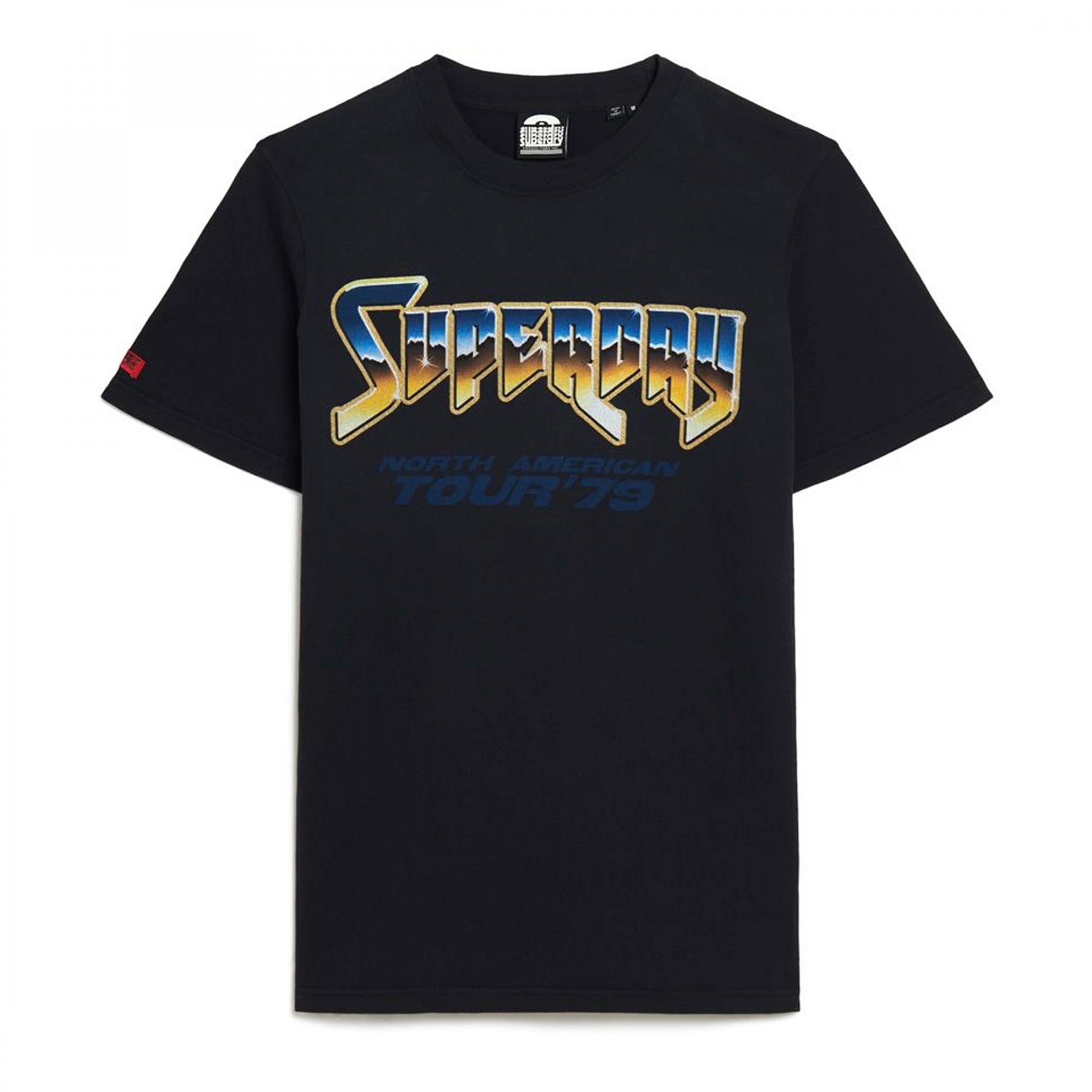 Superdry Rock Graphic Band T-Shirt Black 02A