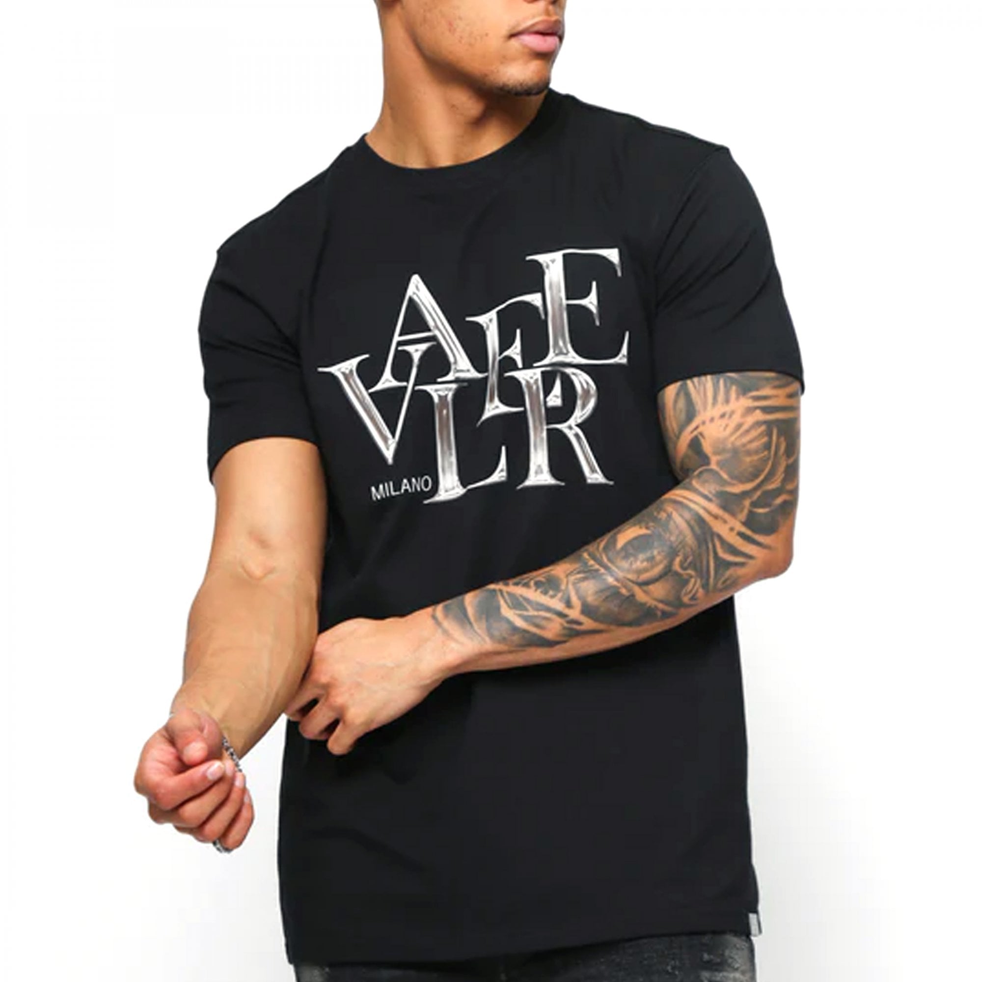 Valere Caimo Logo T-Shirt Black